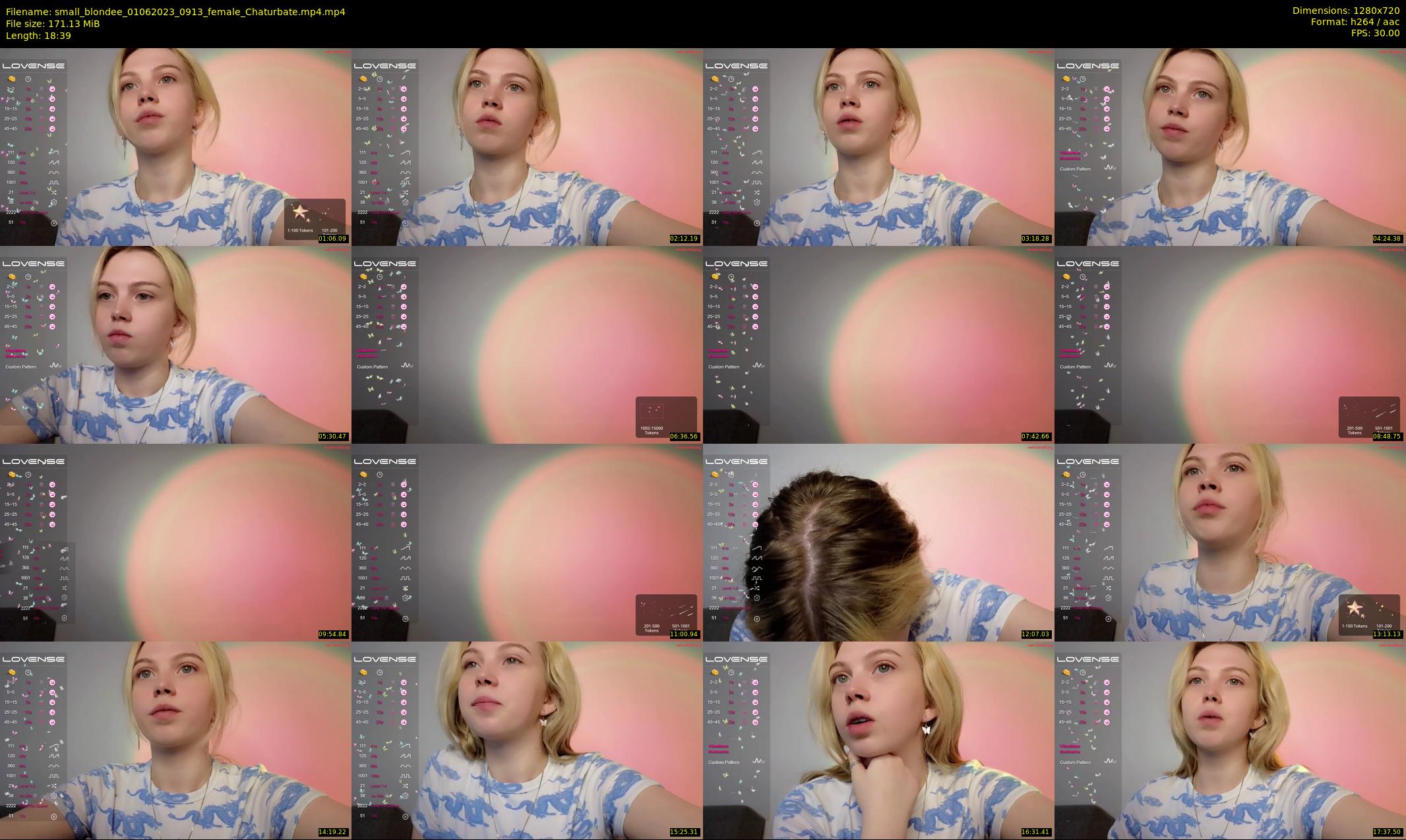 small_blondee — 19 minute Chaturbate female cam show recording, 720p, Jun 1, 2023