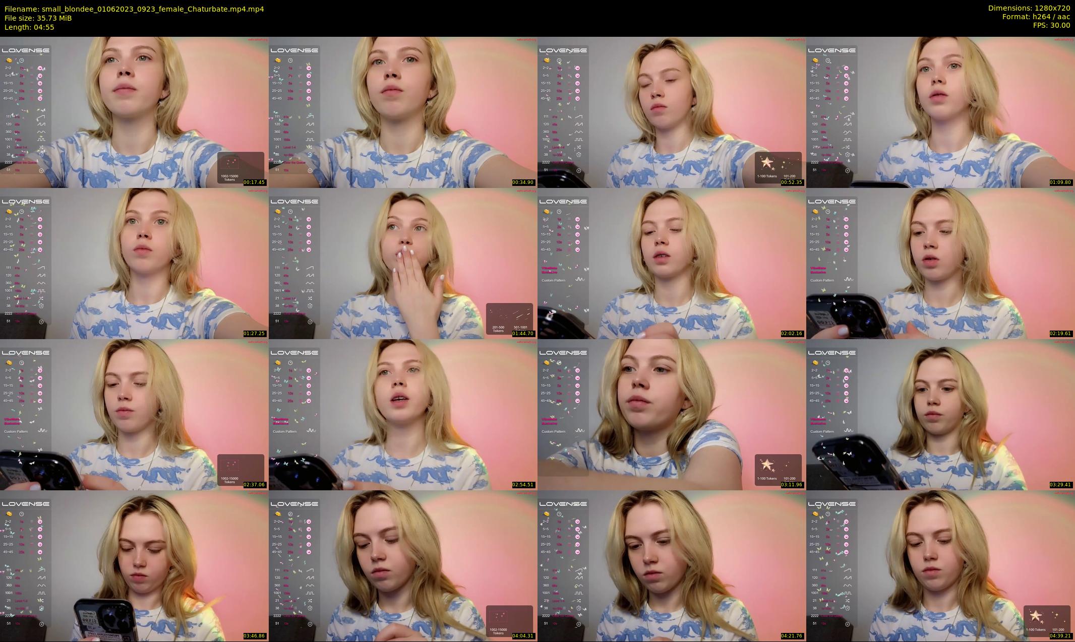 small_blondee — 5 minute Chaturbate female cam show recording, 720p, Jun 1, 2023