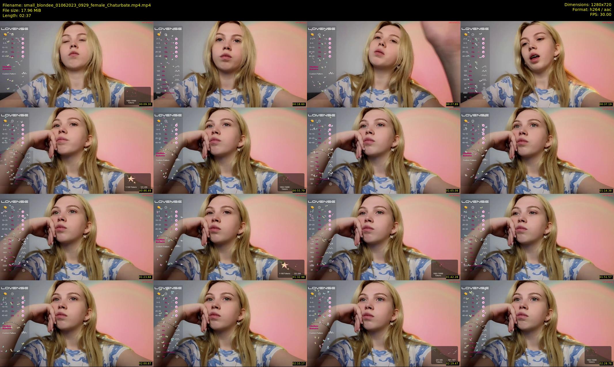 small_blondee — 3 minute Chaturbate female cam show recording, 720p, Jun 1, 2023
