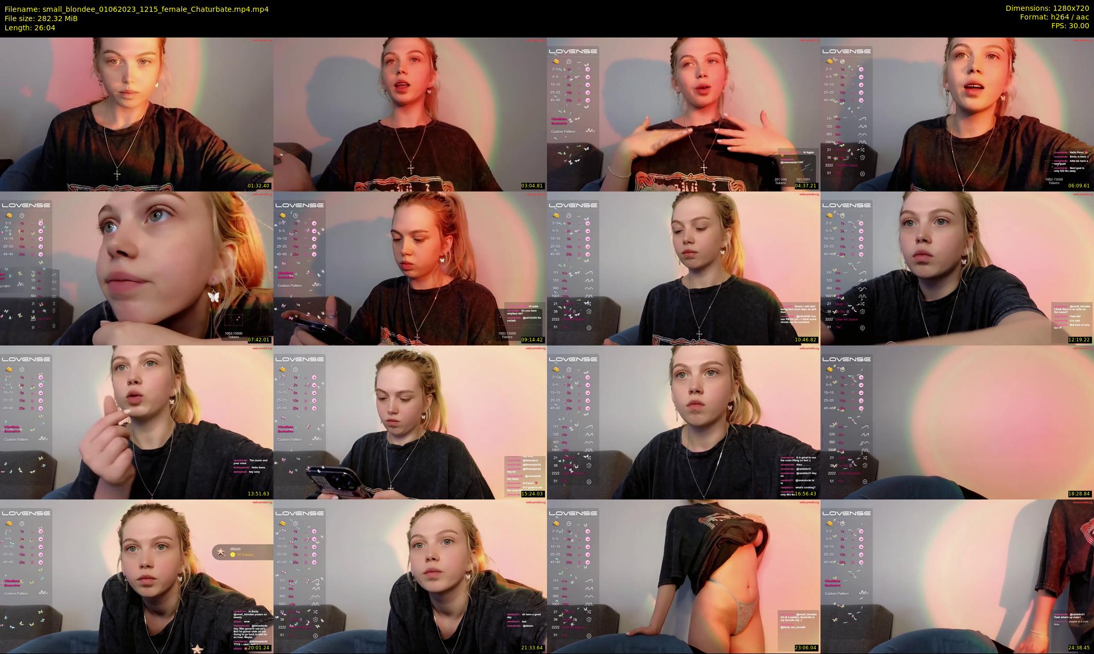 small_blondee — 27 minute Chaturbate female cam show recording, 720p, Jun 1, 2023