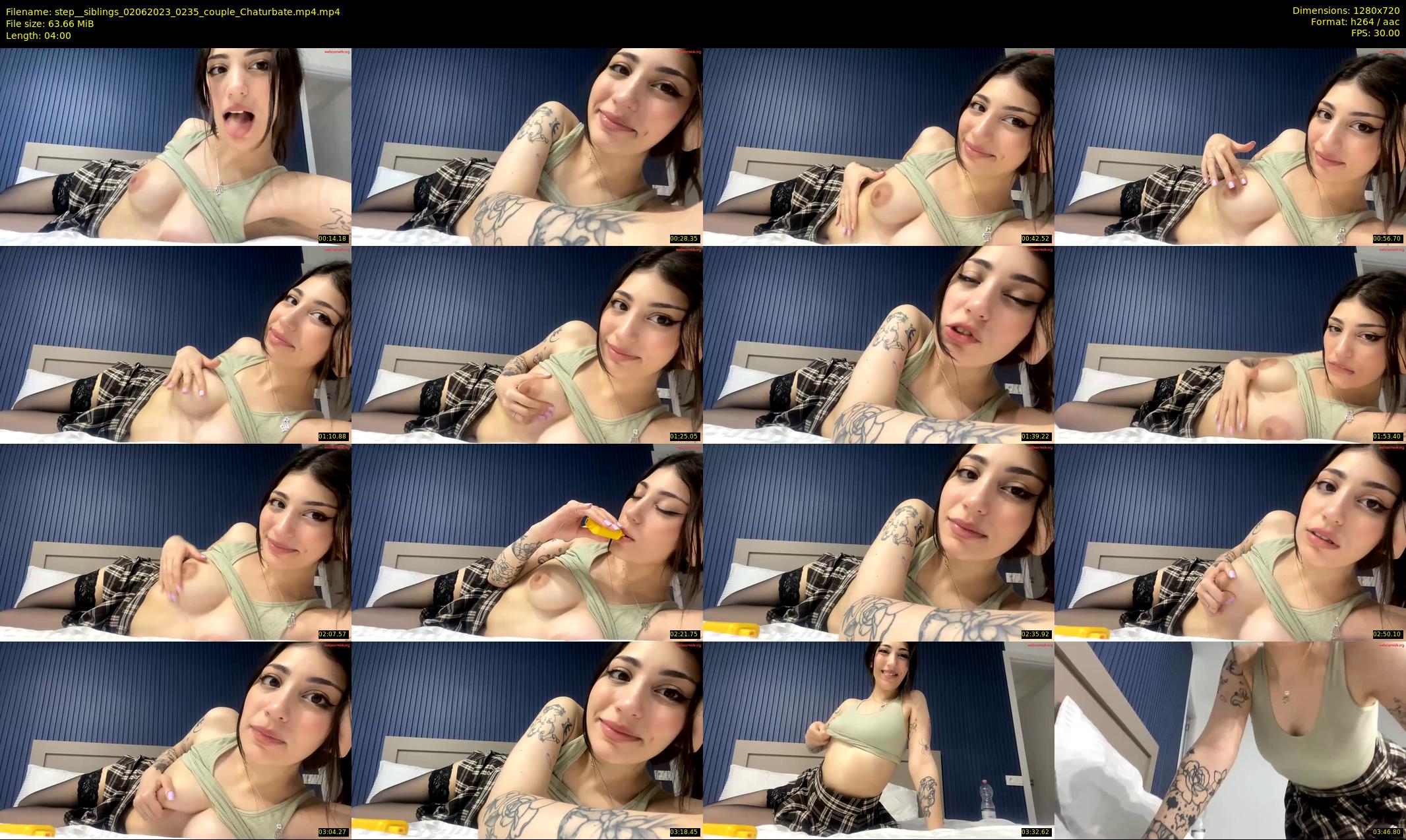 step__siblings — 4 minute Chaturbate couple cam show recording, 720p, Jun 2, 2023