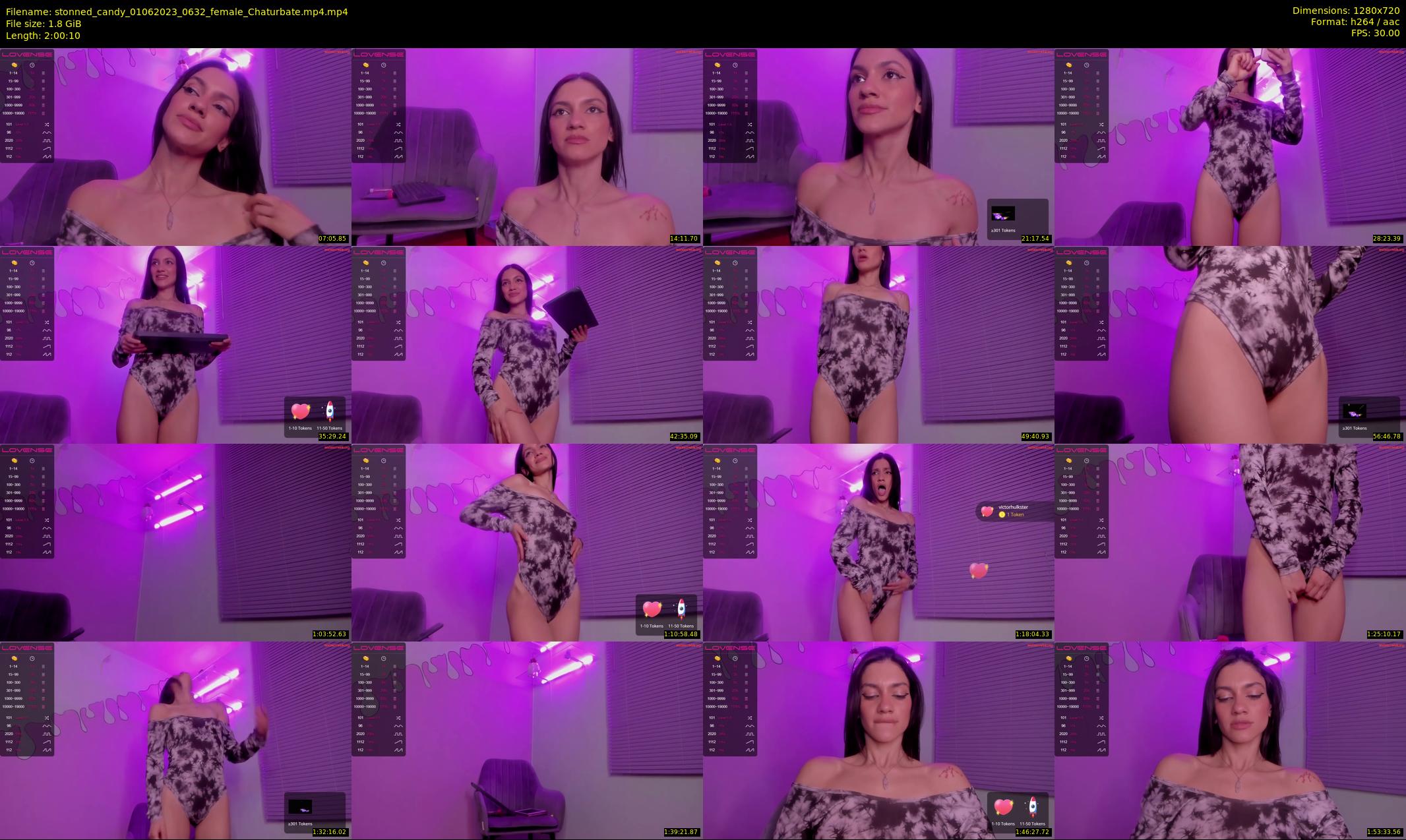 stonned_candy — 121 minute Chaturbate female cam show recording, 720p, Jun 1, 2023