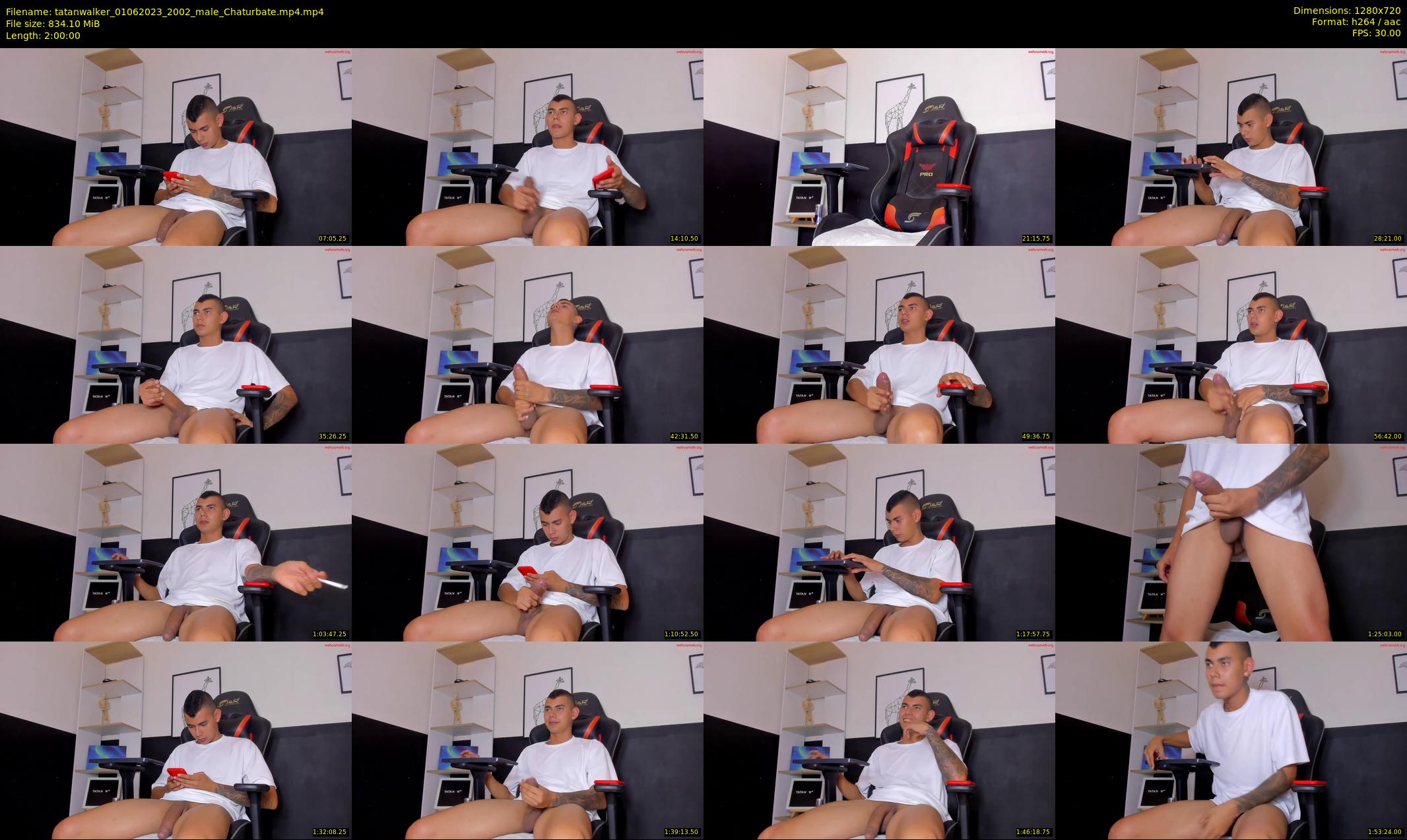 tatanwalker — 120 minute Chaturbate male cam show recording, 720p, Jun 1, 2023