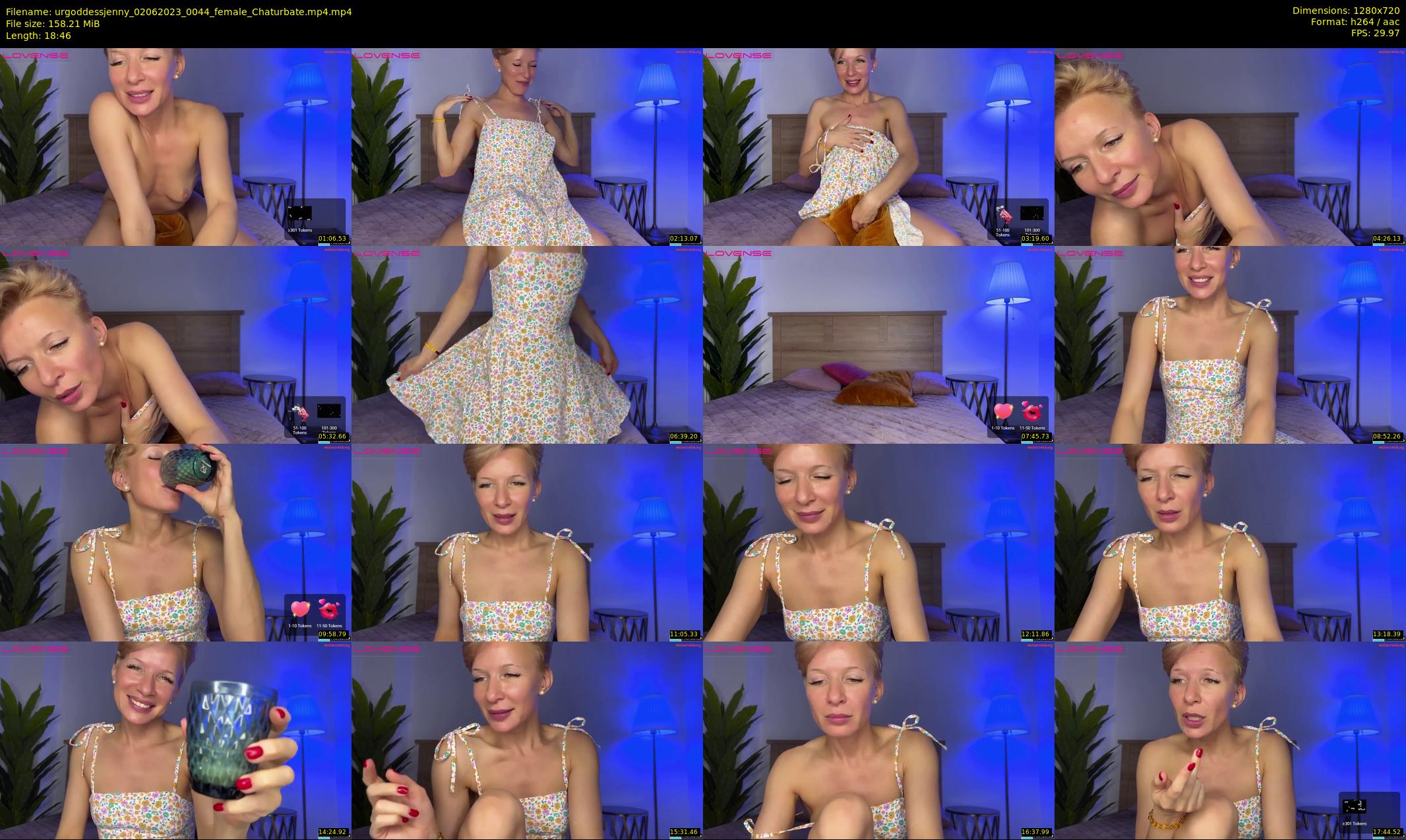 urgoddessjenny — 19 minute Chaturbate female cam show recording, 720p, Jun 2, 2023
