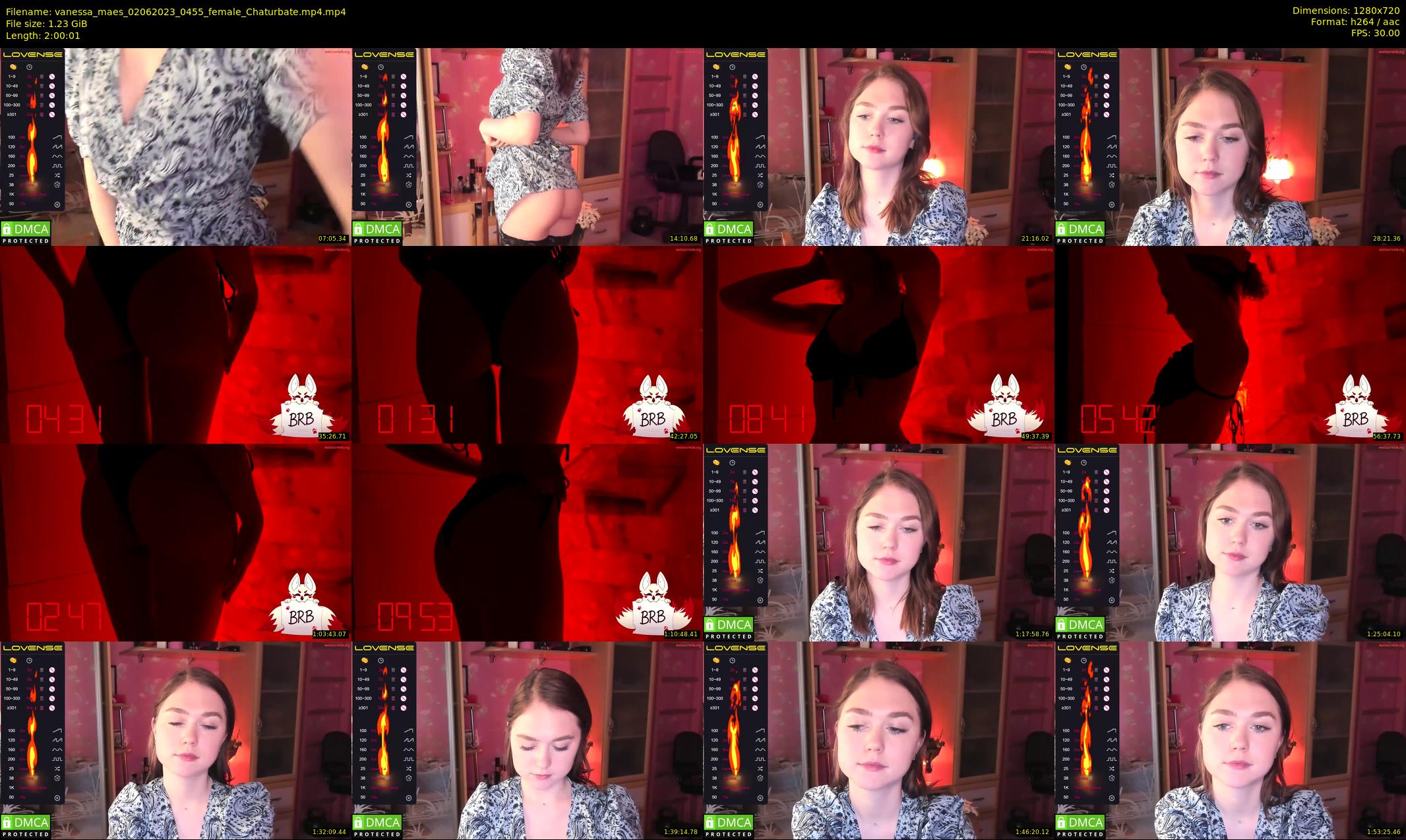 vanessa_maes — 121 minute Chaturbate female cam show recording, 720p, Jun 2, 2023