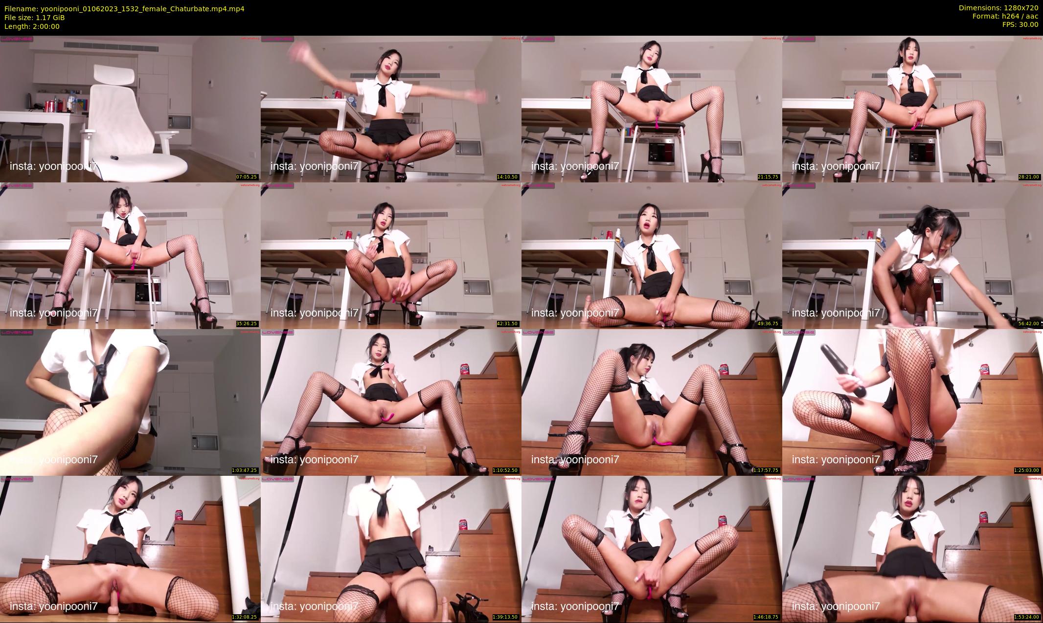 yoonipooni — 120 minute Chaturbate female cam show recording, 720p, Jun 1, 2023