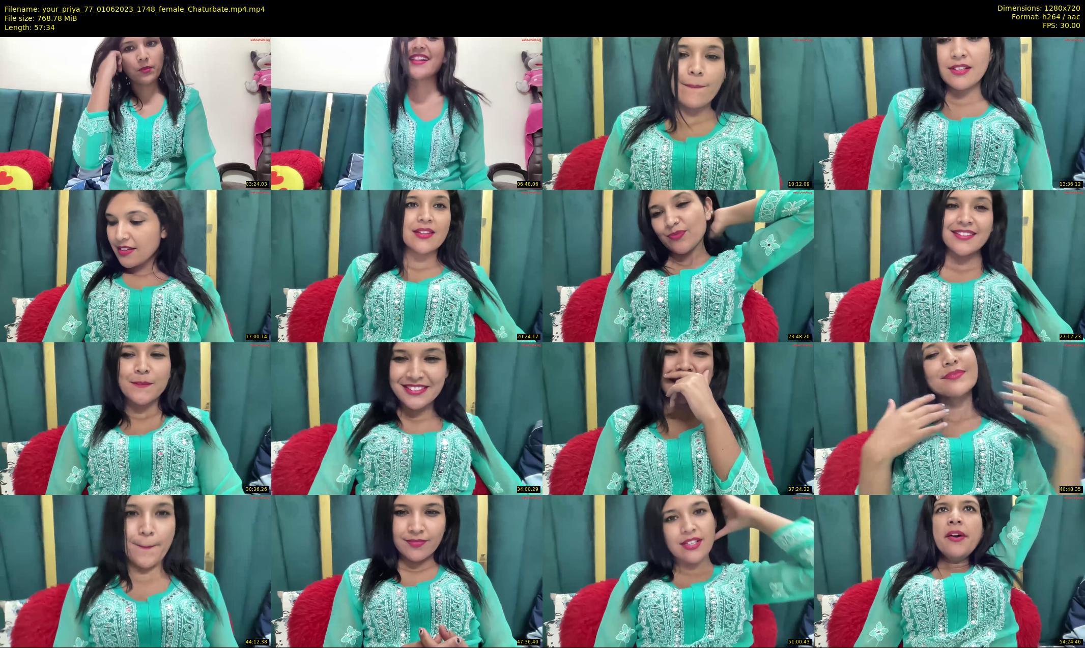 your_priya_77 — 58 minute Chaturbate female cam show recording, 720p, Jun 1, 2023