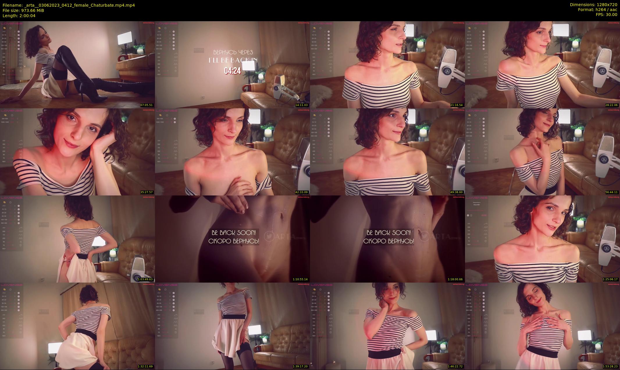 _arta_ — 121 minute Chaturbate female cam show recording, 720p, Jun 3, 2023