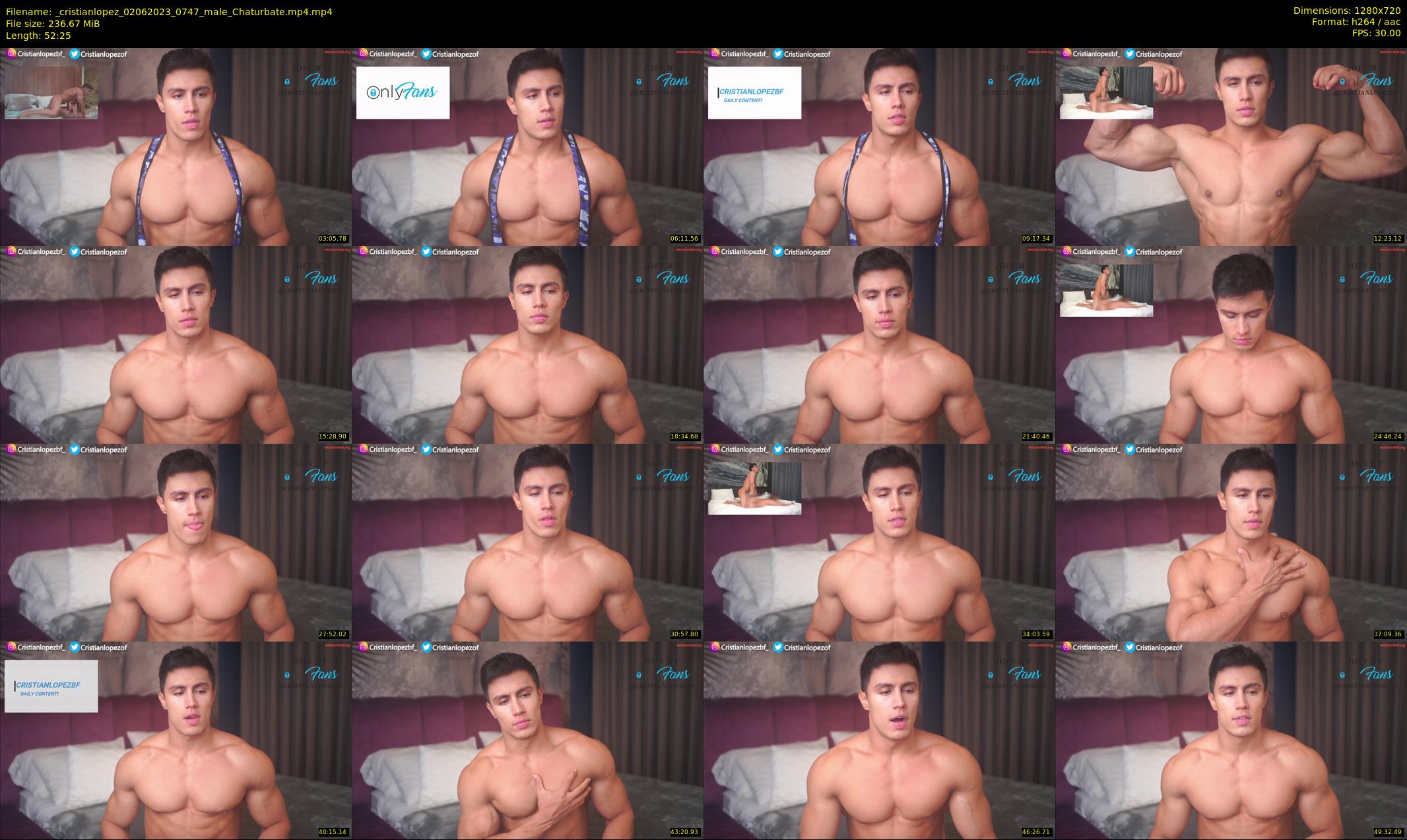 _cristianlopez — 53 minute Chaturbate male cam show recording, 720p, Jun 2, 2023