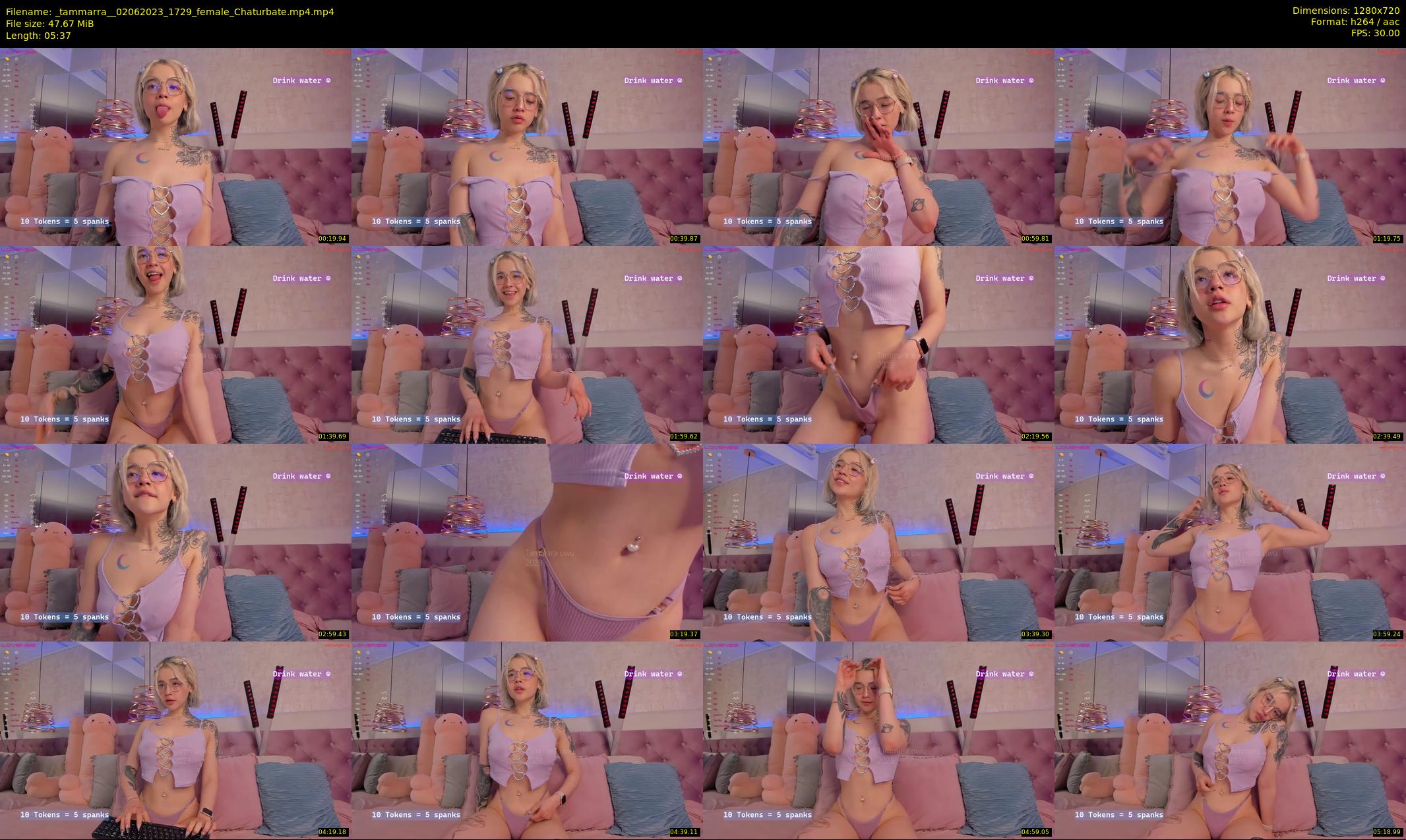 _tammarra_ — 6 minute Chaturbate female cam show recording, 720p, Jun 2, 2023