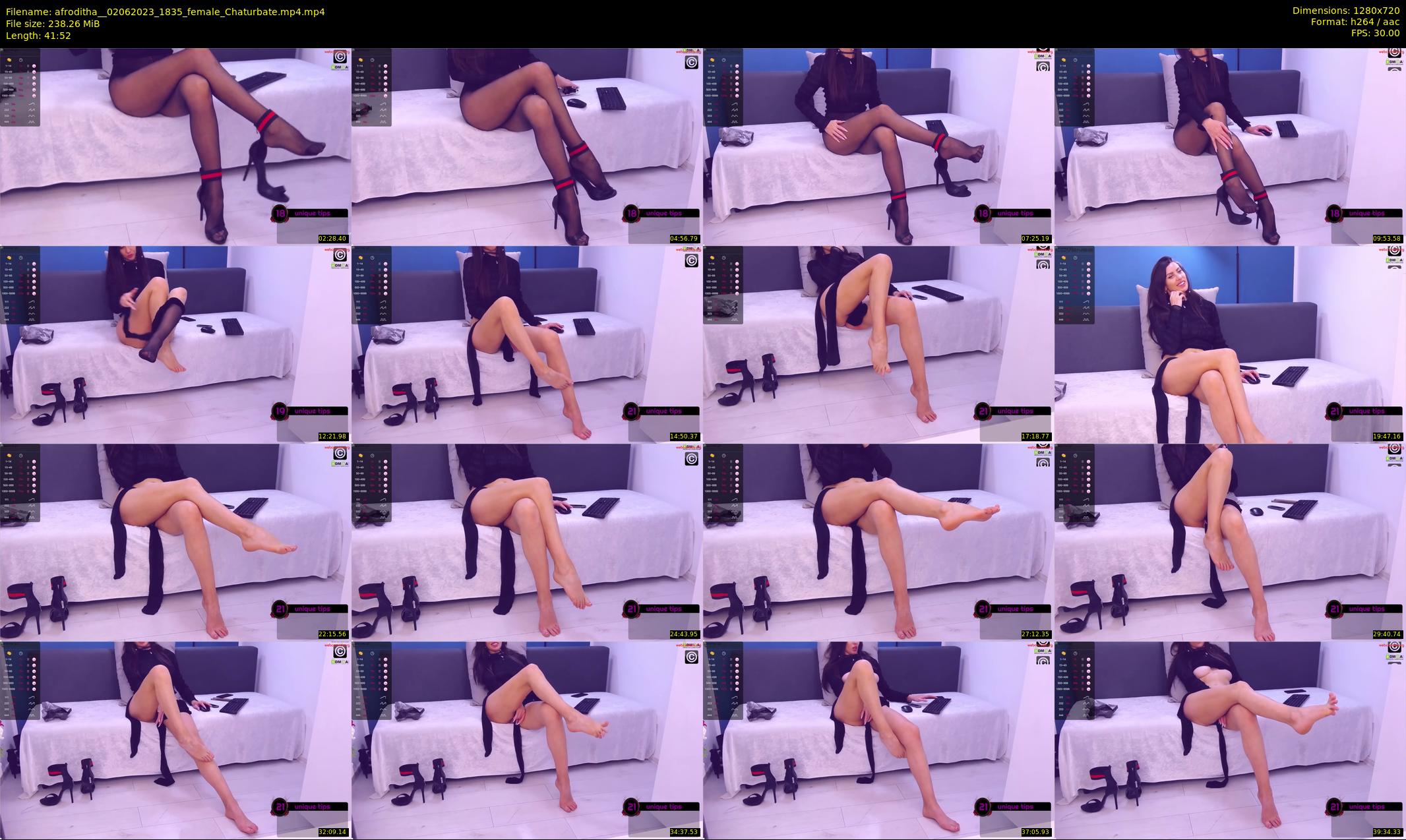 afroditha_ — 42 minute Chaturbate female cam show recording, 720p, Jun 2, 2023