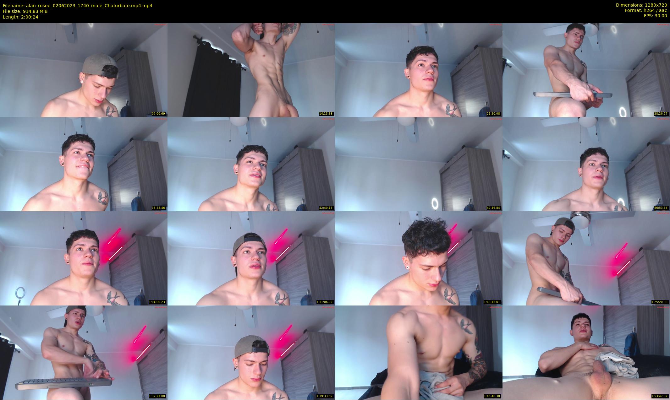 alan_rosee — 121 minute Chaturbate male cam show recording, 720p, Jun 2, 2023