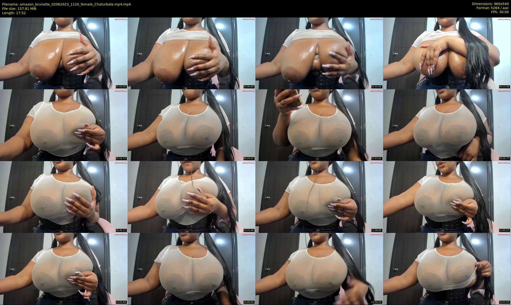 amazon_brunette — 18 minute Chaturbate female cam show recording, 480p, Jun 2, 2023