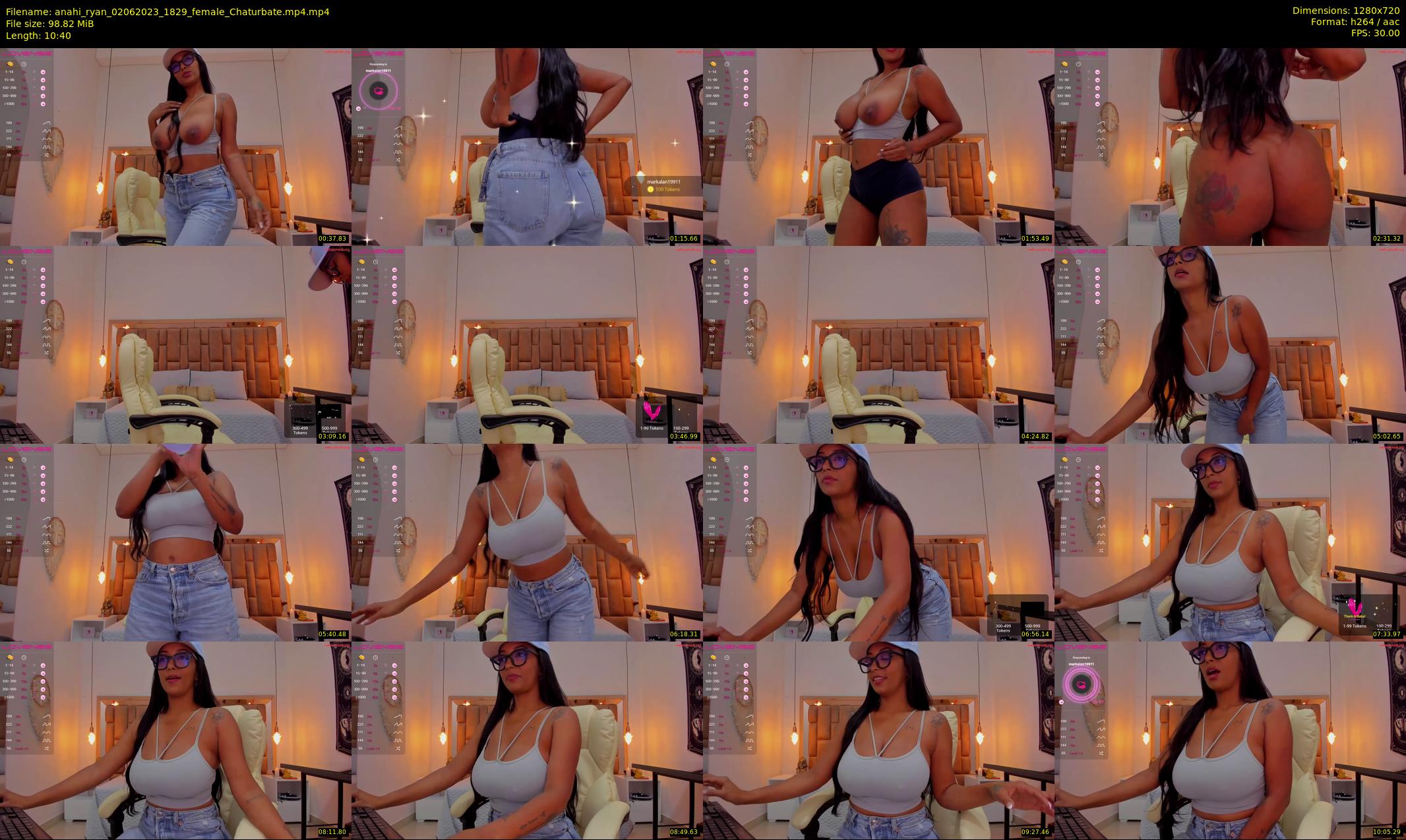 anahi_ryan — 11 minute Chaturbate female cam show recording, 720p, Jun 2, 2023