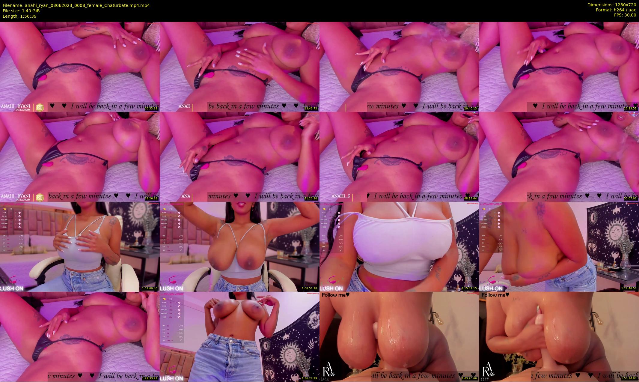 anahi_ryan — 117 minute Chaturbate female cam show recording, 720p, Jun 3, 2023