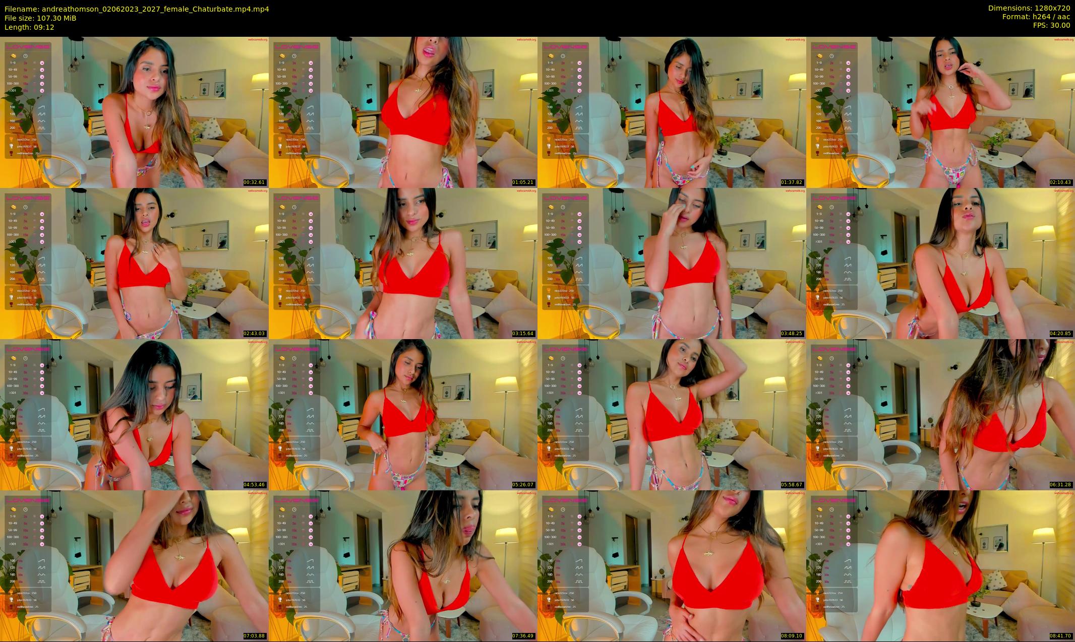 andreathomson — 10 minute Chaturbate female cam show recording, 720p, Jun 2, 2023