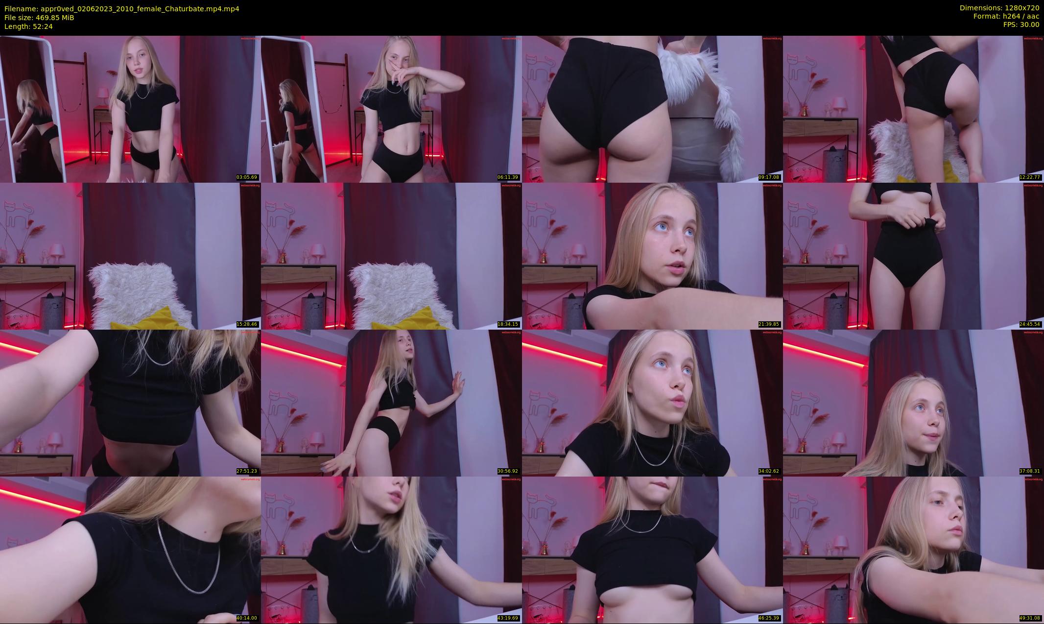 appr0ved — 53 minute Chaturbate female cam show recording, 720p, Jun 2, 2023
