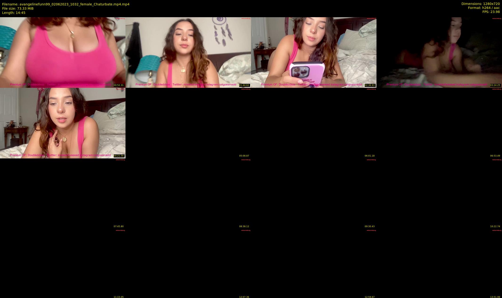avangelinefunn99 — 15 minute Chaturbate female cam show recording, 720p, Jun 2, 2023