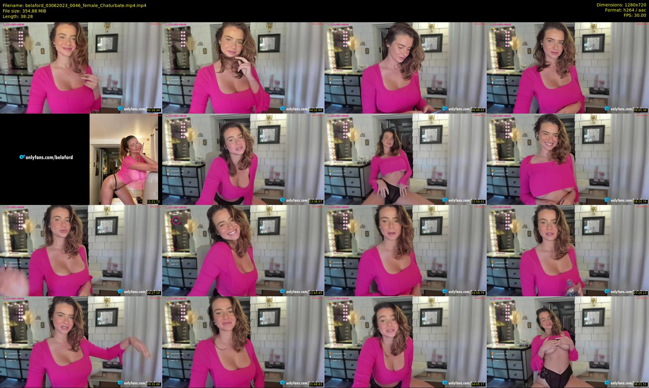 belaford — 39 minute Chaturbate female cam show recording, 720p, Jun 3, 2023