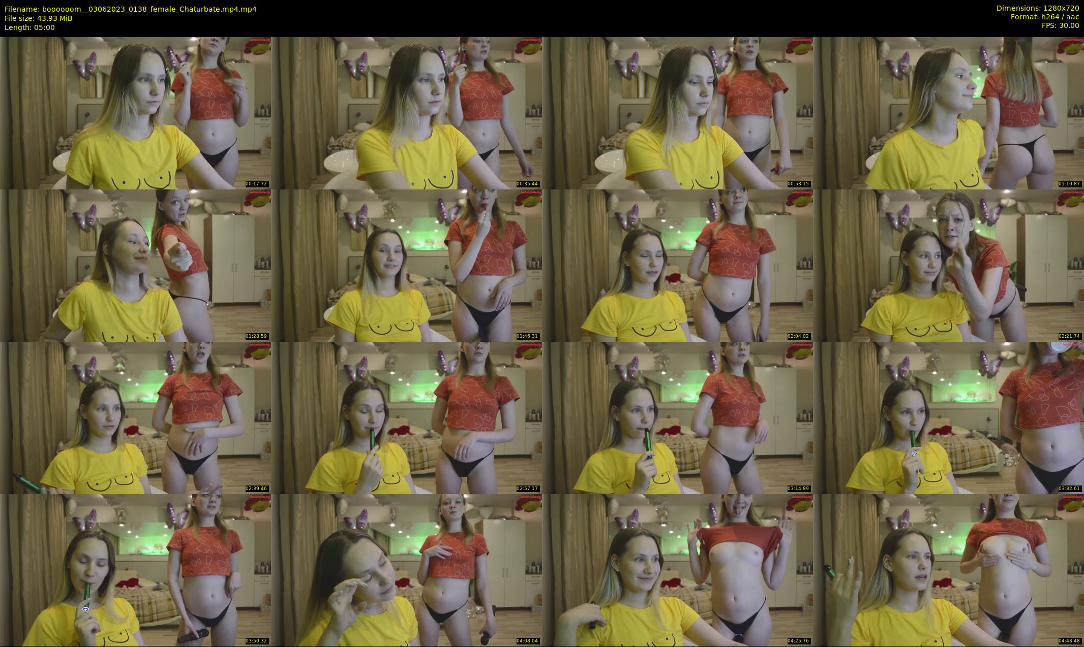 boooooom_ — 5 minute Chaturbate female cam show recording, 720p, Jun 3, 2023