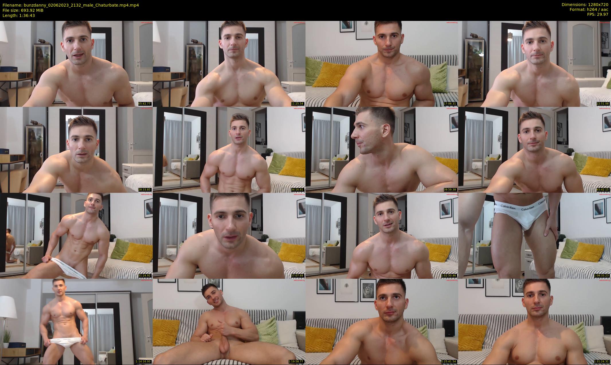 bunzdanny — 97 minute Chaturbate male cam show recording, 720p, Jun 2, 2023