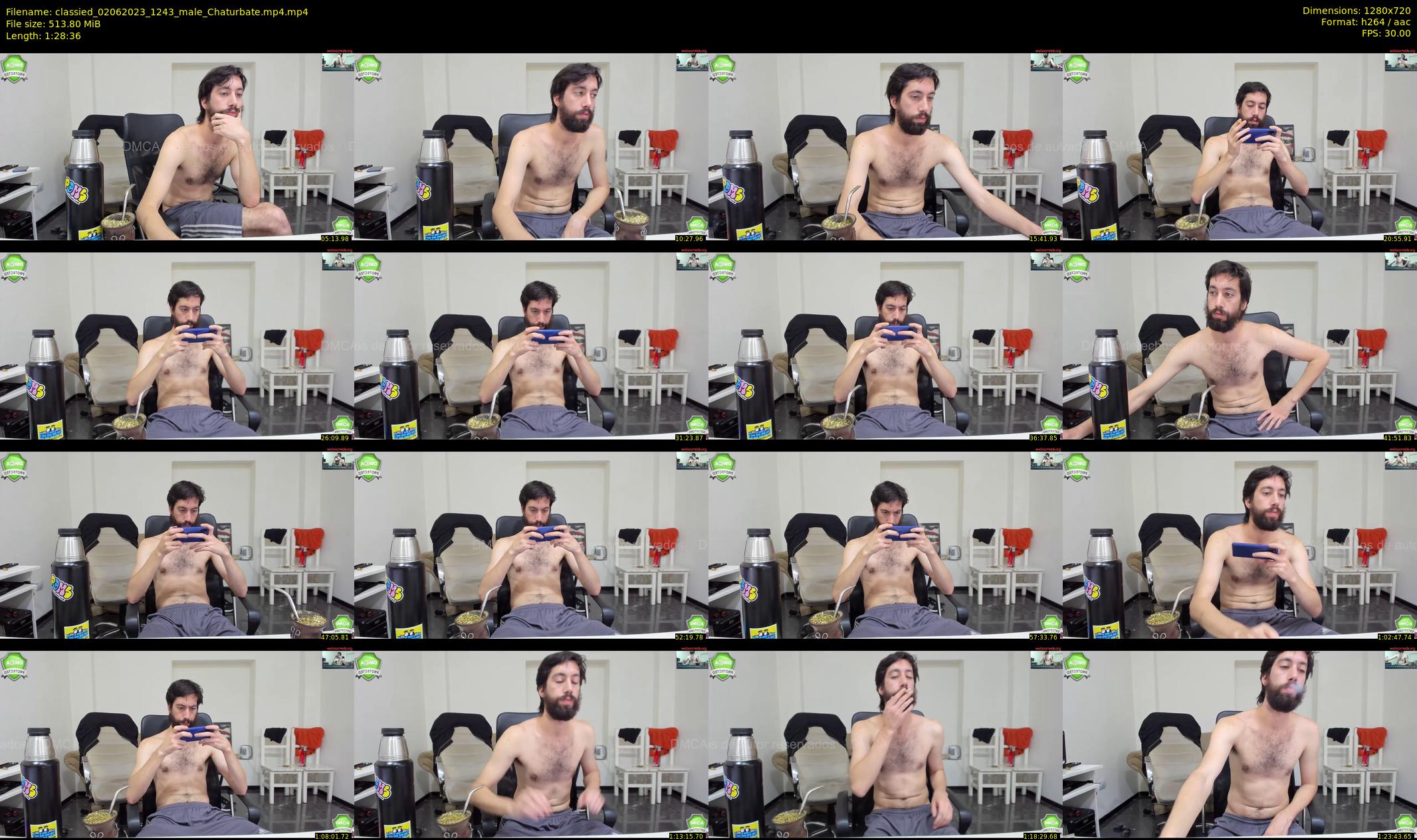 classied — 89 minute Chaturbate male cam show recording, 720p, Jun 2, 2023