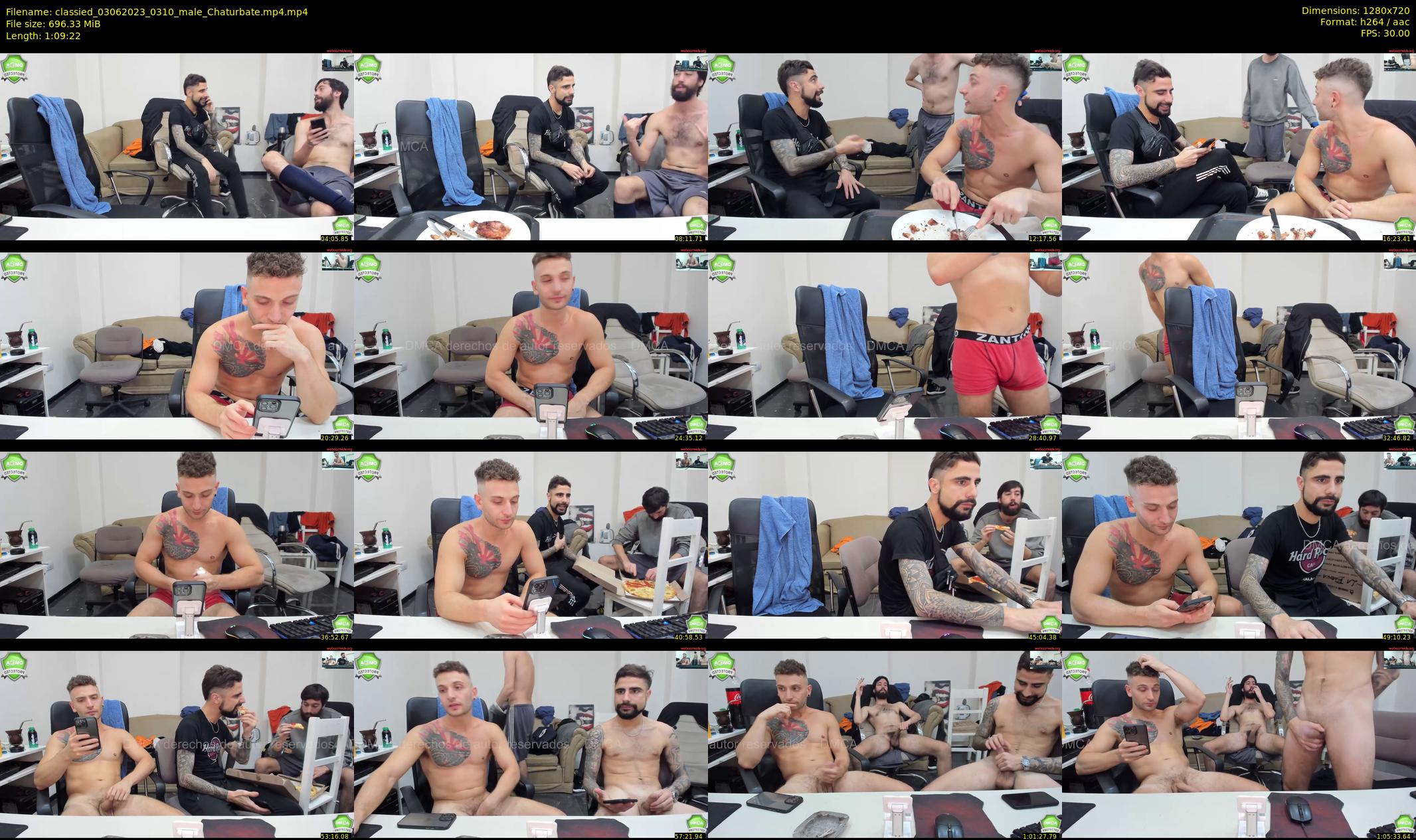 classied — 70 minute Chaturbate male cam show recording, 720p, Jun 3, 2023