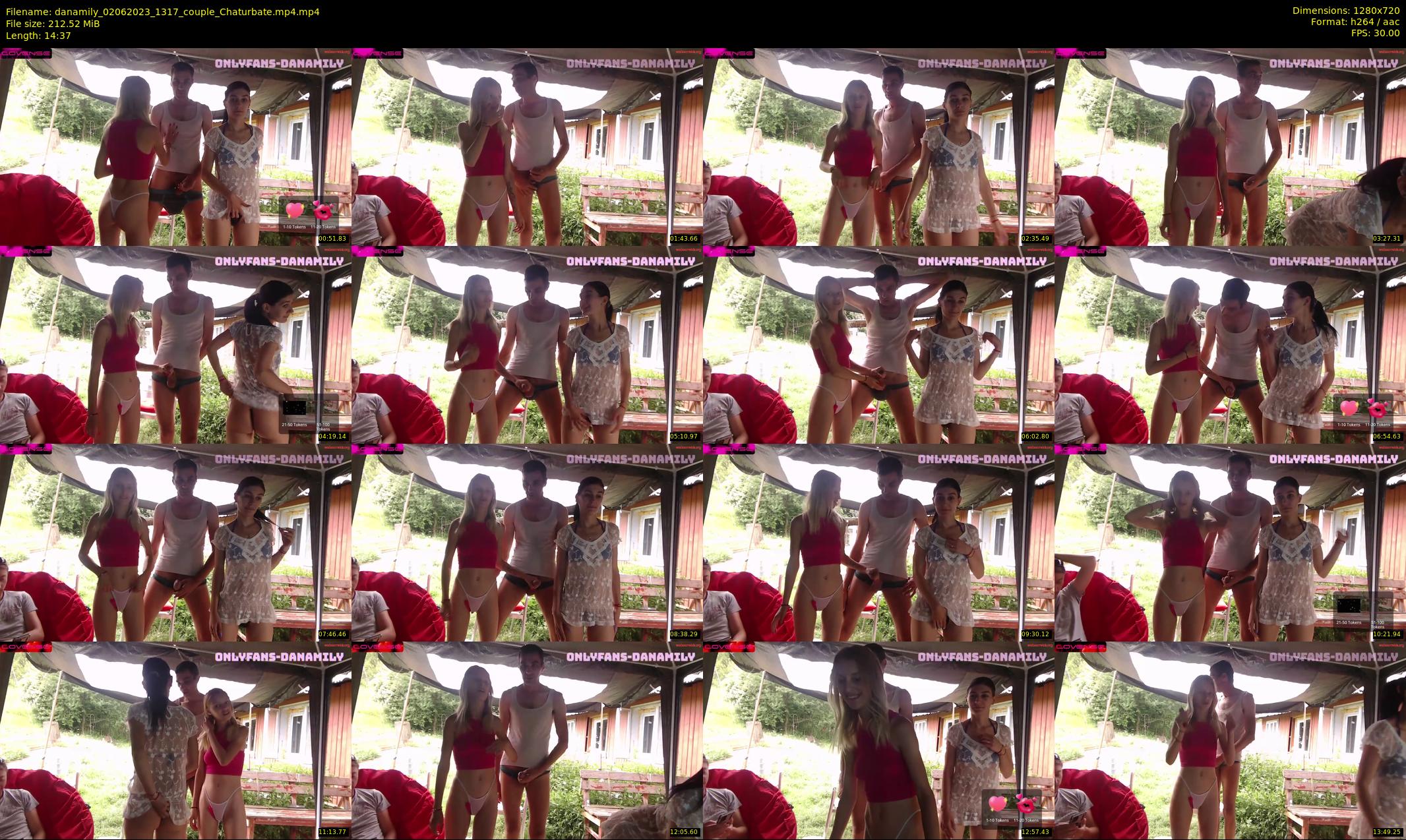 danamily — 15 minute Chaturbate female cam show recording, 720p, Jun 2, 2023