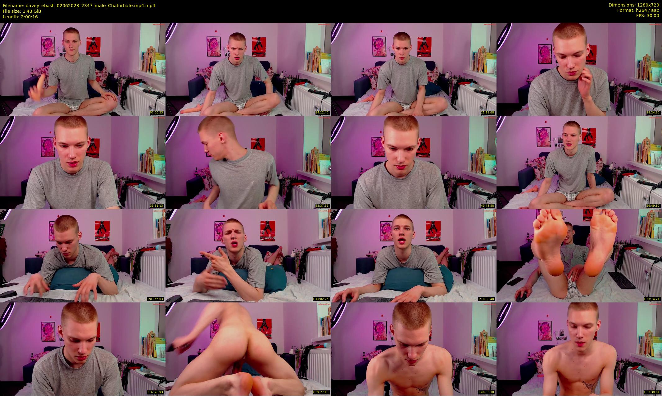 davey_ebash — 121 minute Chaturbate male cam show recording, 720p, Jun 2, 2023