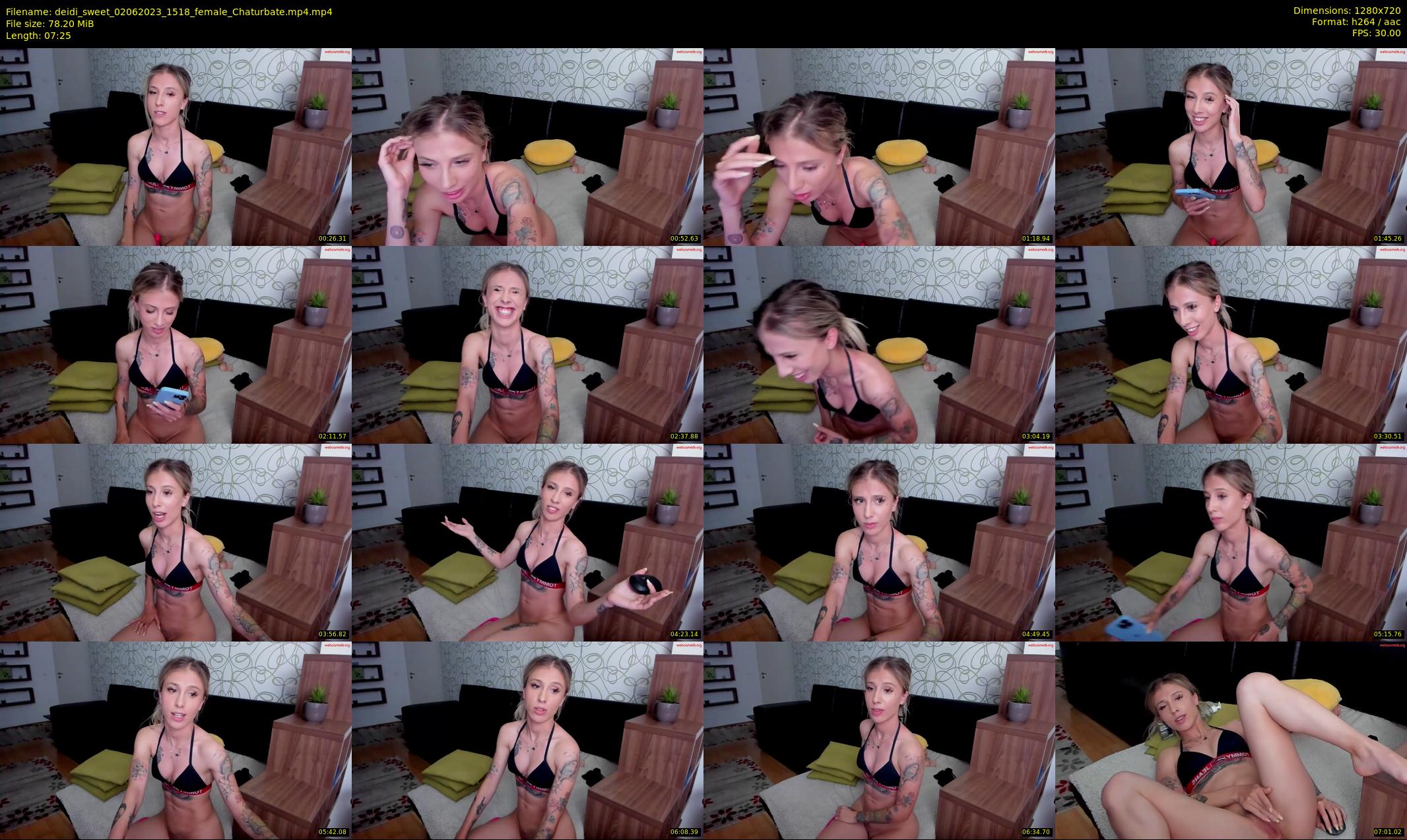 deidi_sweet — 8 minute Chaturbate female cam show recording, 720p, Jun 2, 2023
