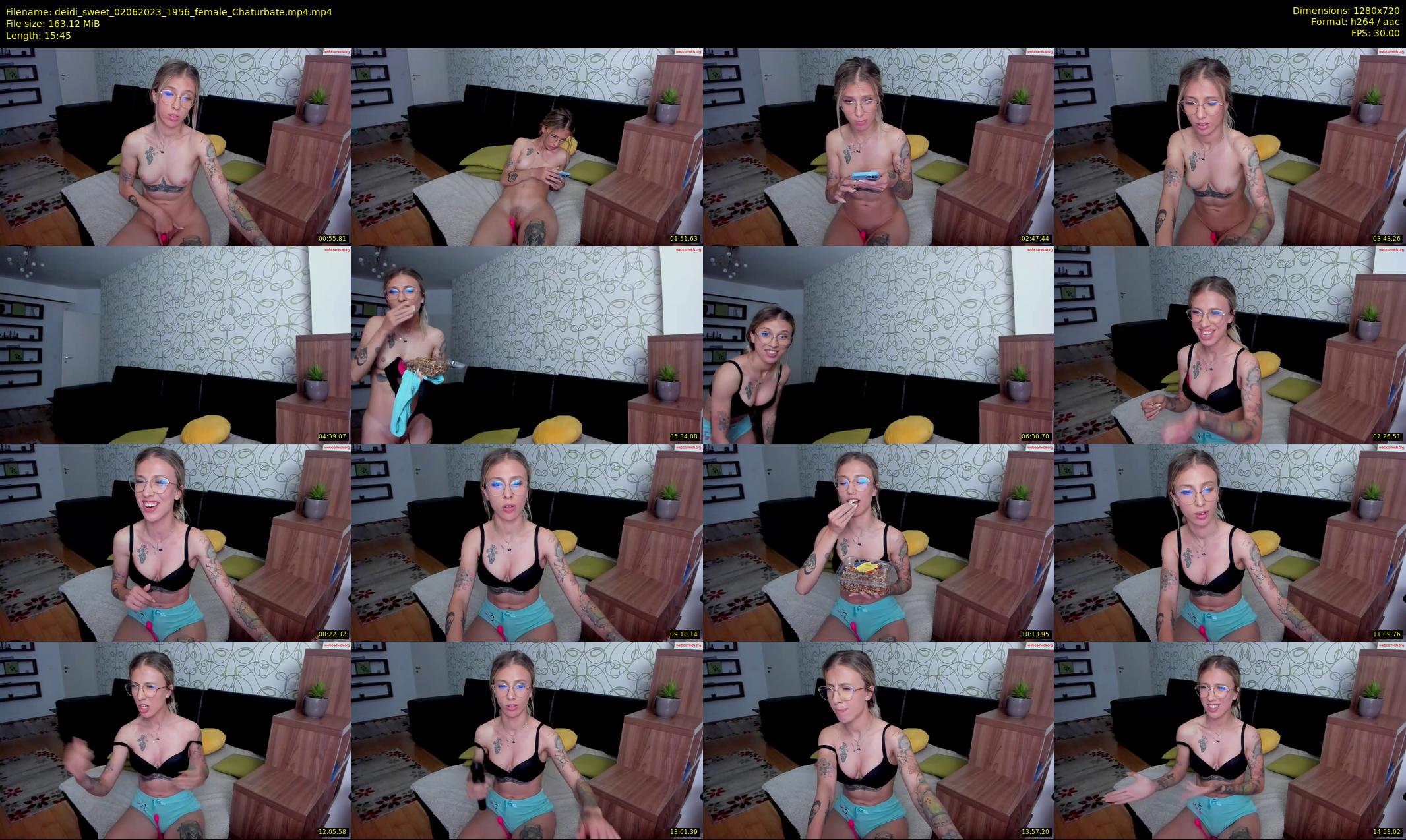 deidi_sweet — 16 minute Chaturbate female cam show recording, 720p, Jun 2, 2023