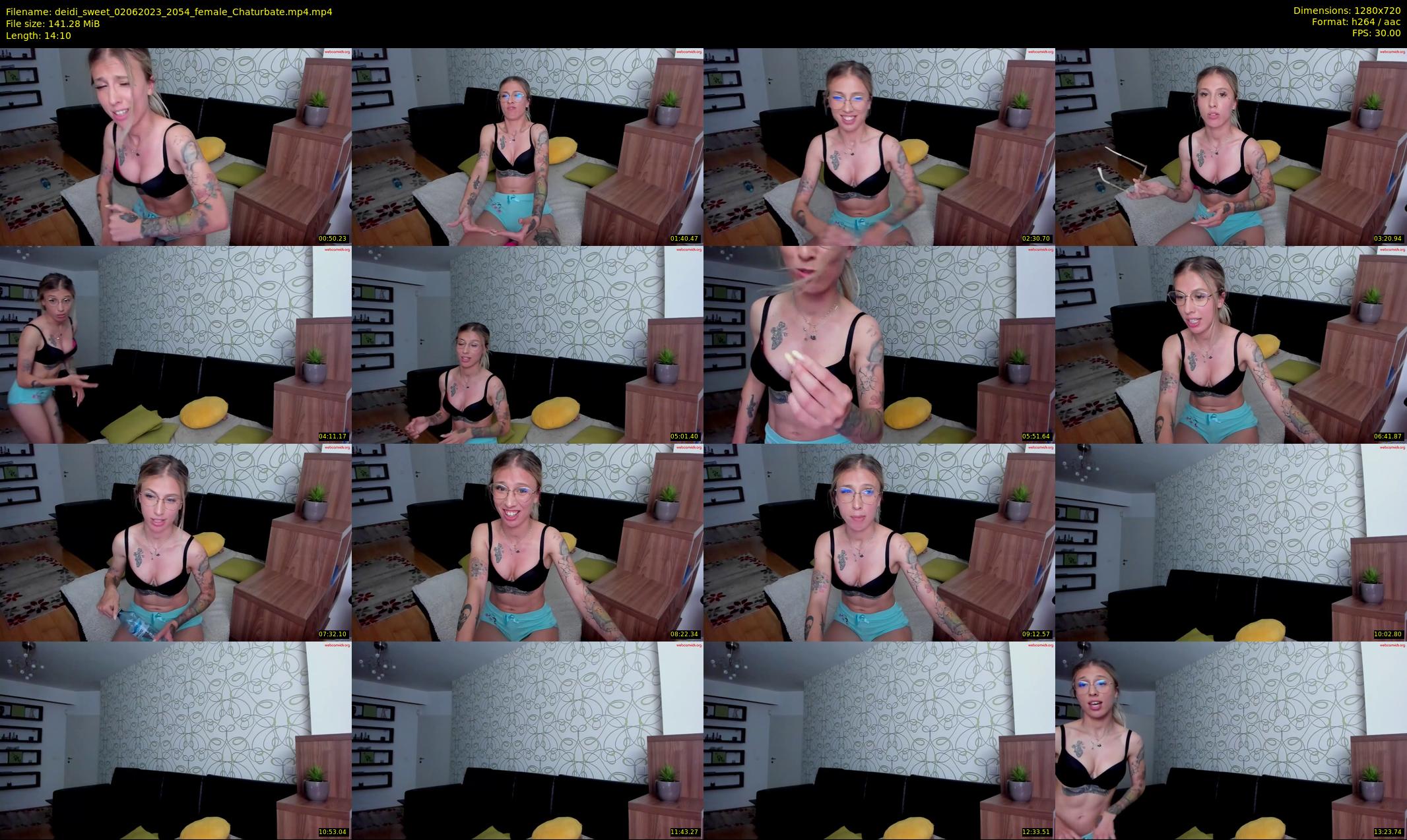 deidi_sweet — 15 minute Chaturbate female cam show recording, 720p, Jun 2, 2023