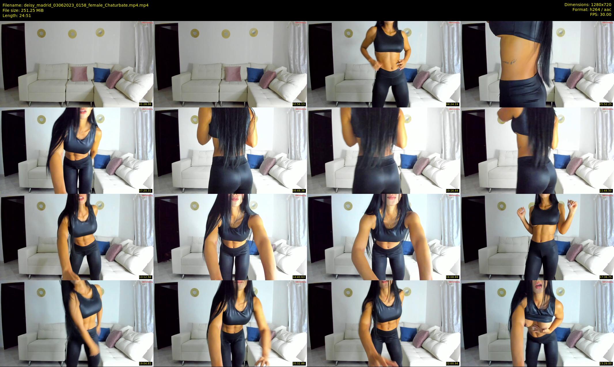 deisy_madrid — 25 minute Chaturbate female cam show recording, 720p, Jun 3, 2023