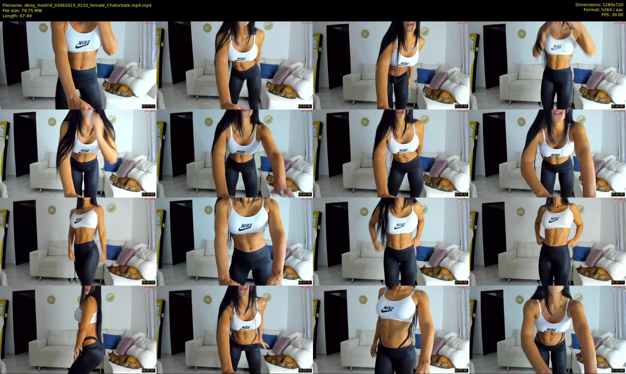 deisy_madrid — 8 minute Chaturbate female cam show recording, 720p, Jun 3, 2023
