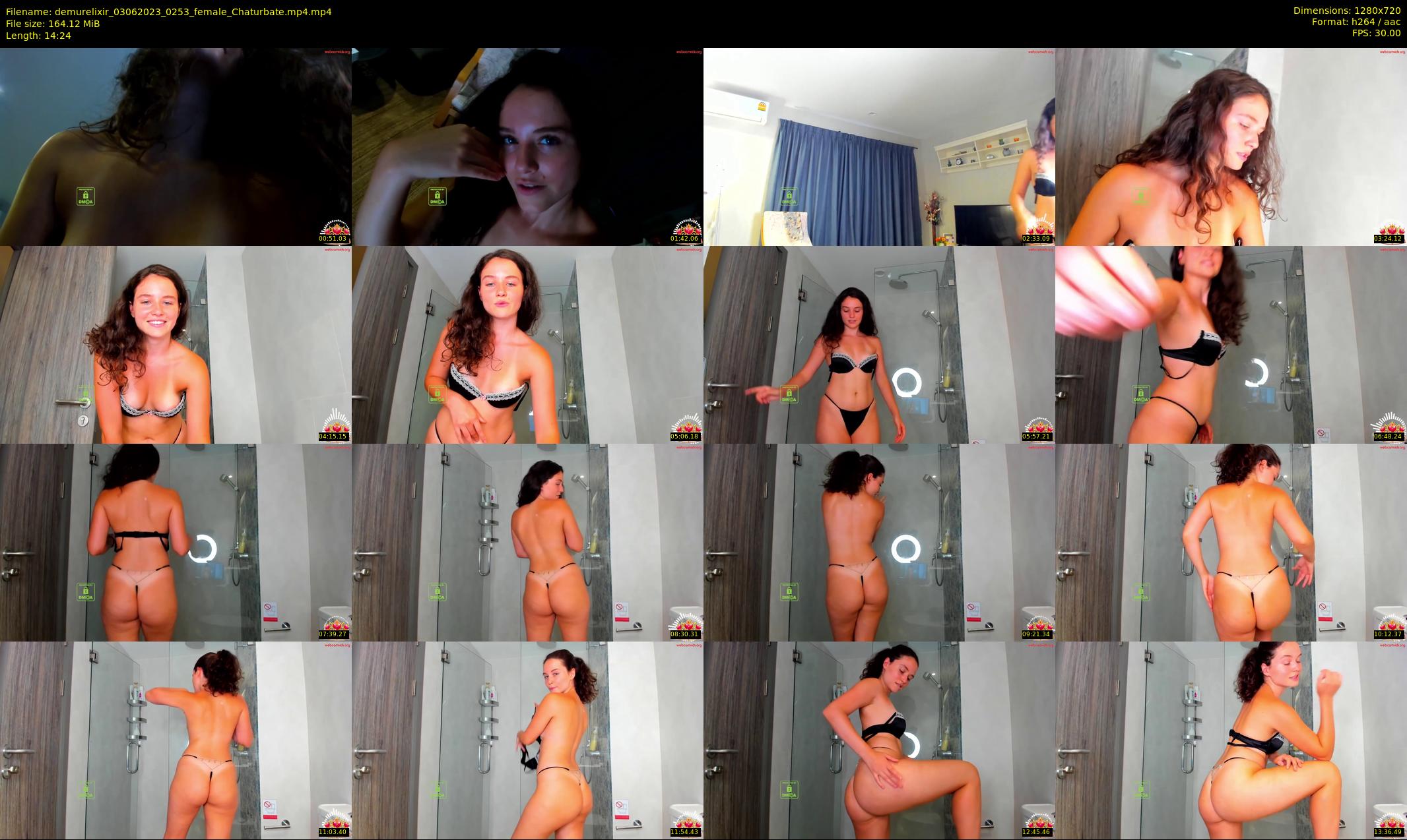 demurelixir — 15 minute Chaturbate female cam show recording, 720p, Jun 3, 2023