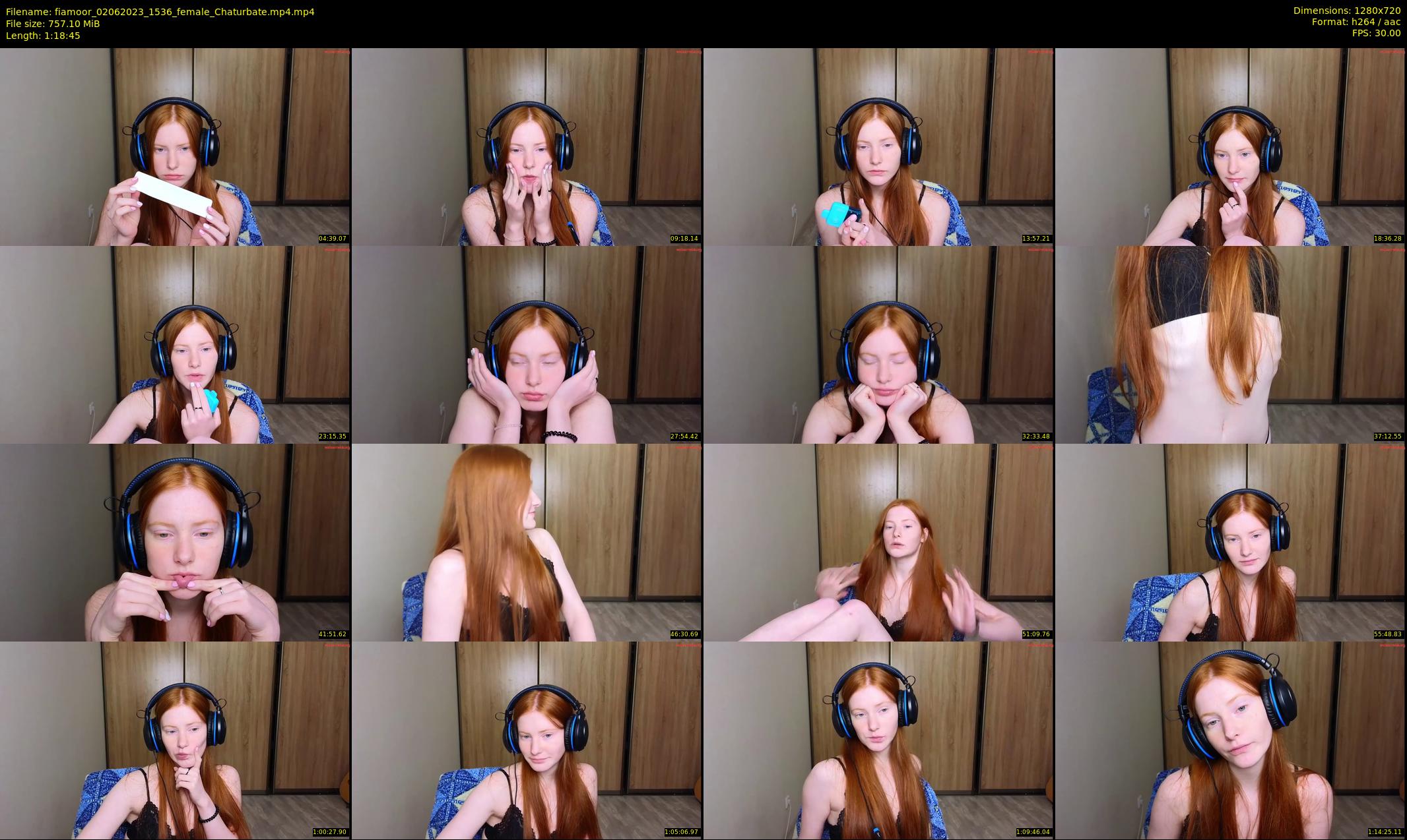 fiamoor — 79 minute Chaturbate female cam show recording, 720p, Jun 2, 2023