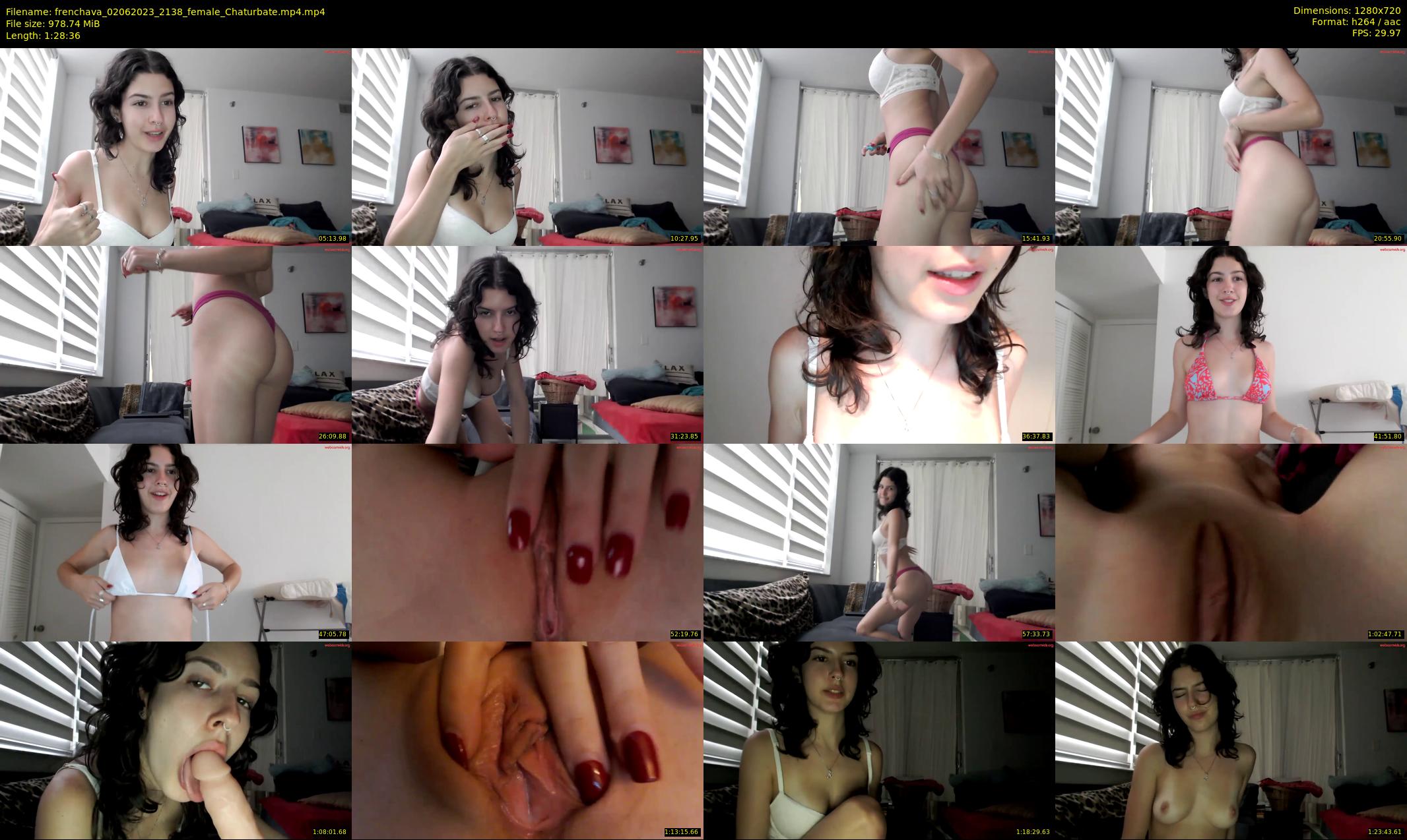 frenchava — 89 minute Chaturbate female cam show recording, 720p, Jun 2, 2023