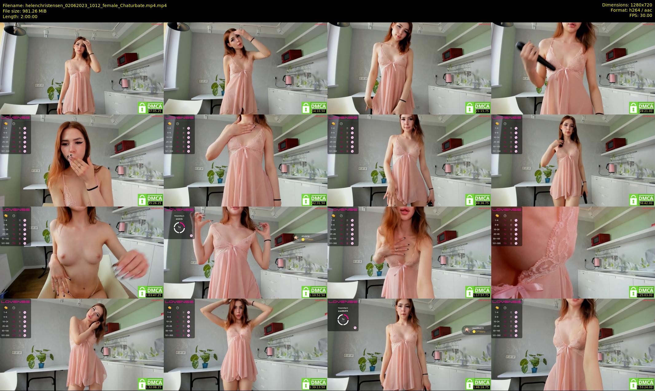 helenchristensen — 120 minute Chaturbate female cam show recording, 720p, Jun 2, 2023