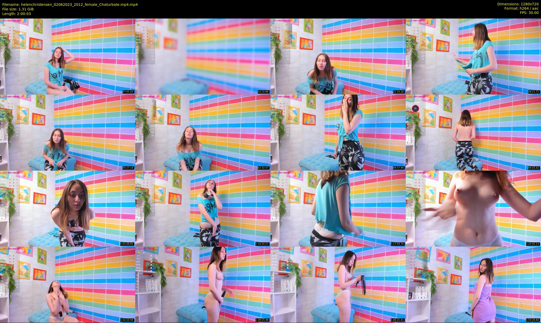 helenchristensen — 121 minute Chaturbate female cam show recording, 720p, Jun 2, 2023