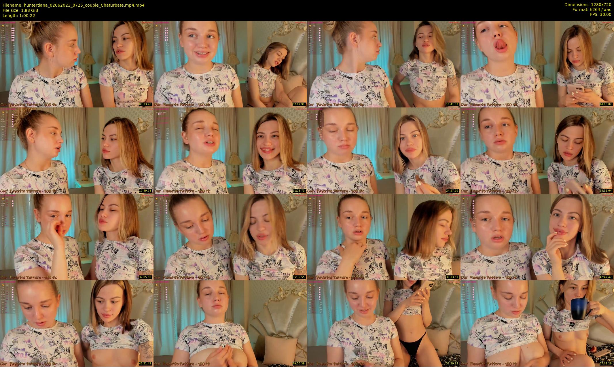 huntertiana — 61 minute Chaturbate female cam show recording, 720p, Jun 2, 2023