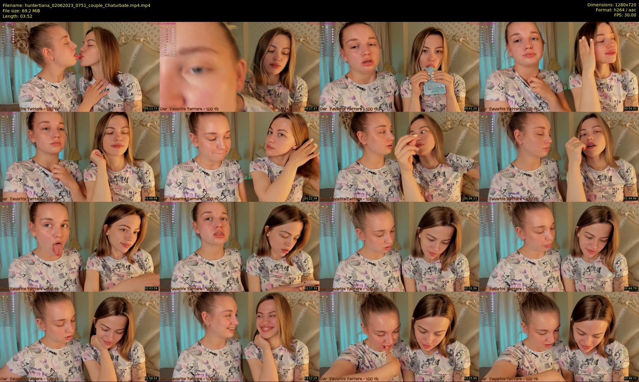 huntertiana — 4 minute Chaturbate female cam show recording, 720p, Jun 2, 2023