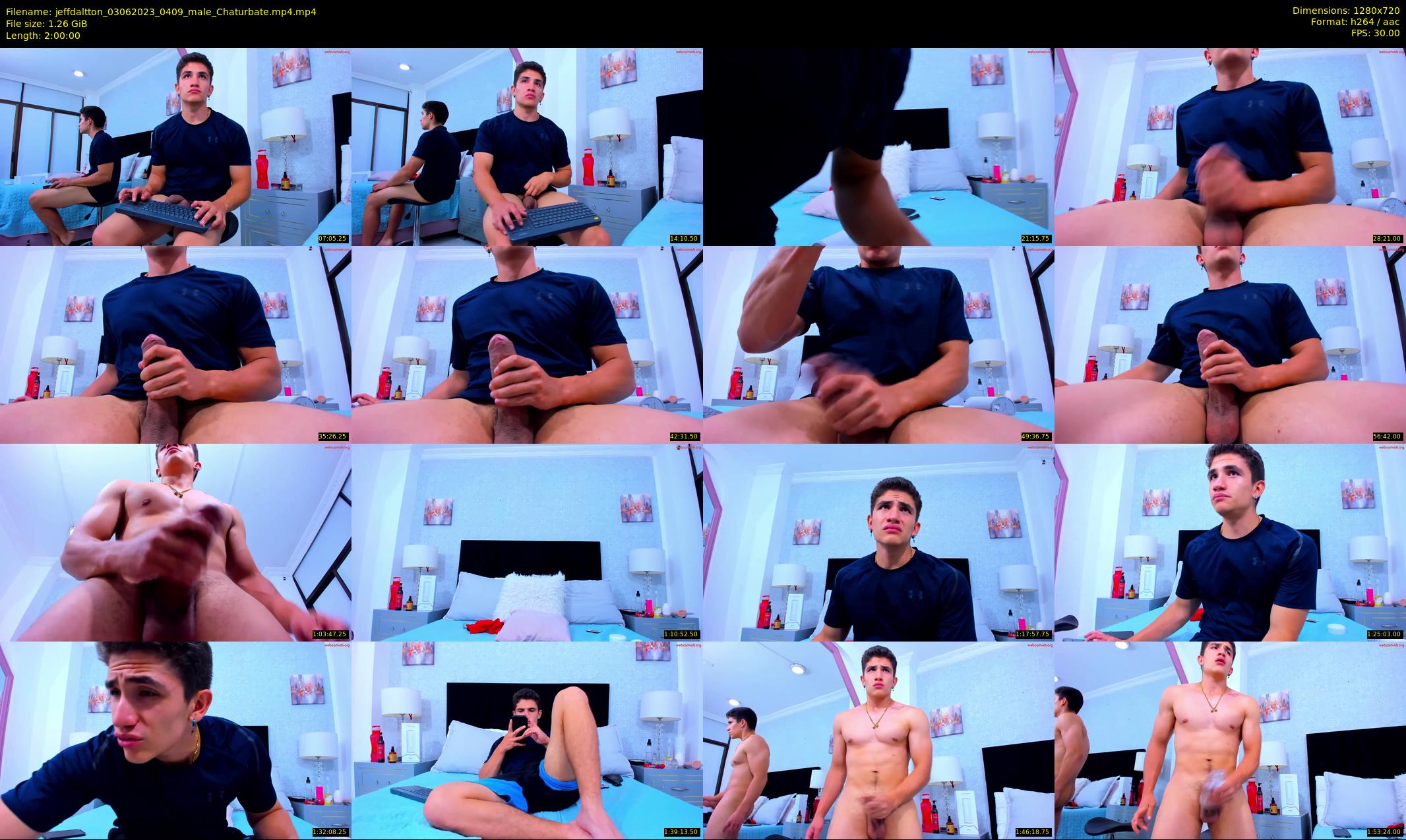 jeffdaltton — 120 minute Chaturbate male cam show recording, 720p, Jun 3, 2023