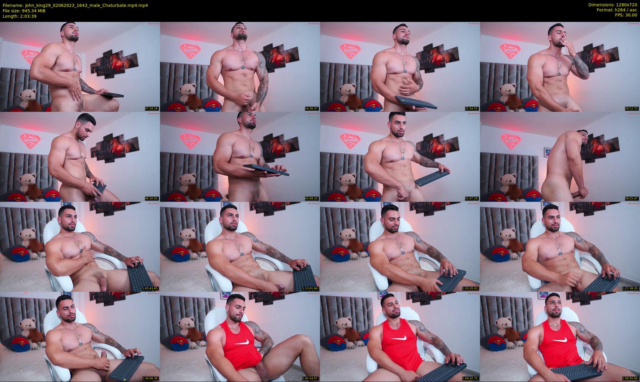 john_king29 — 124 minute Chaturbate male cam show recording, 720p, Jun 2, 2023