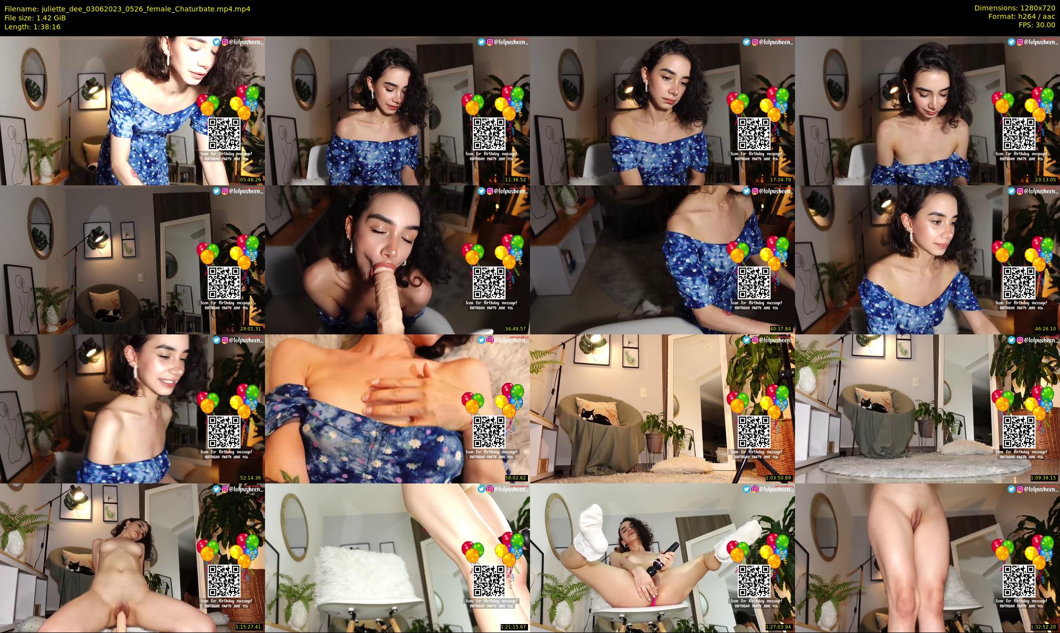 juliette_dee — 99 minute Chaturbate female cam show recording, 720p, Jun 3, 2023