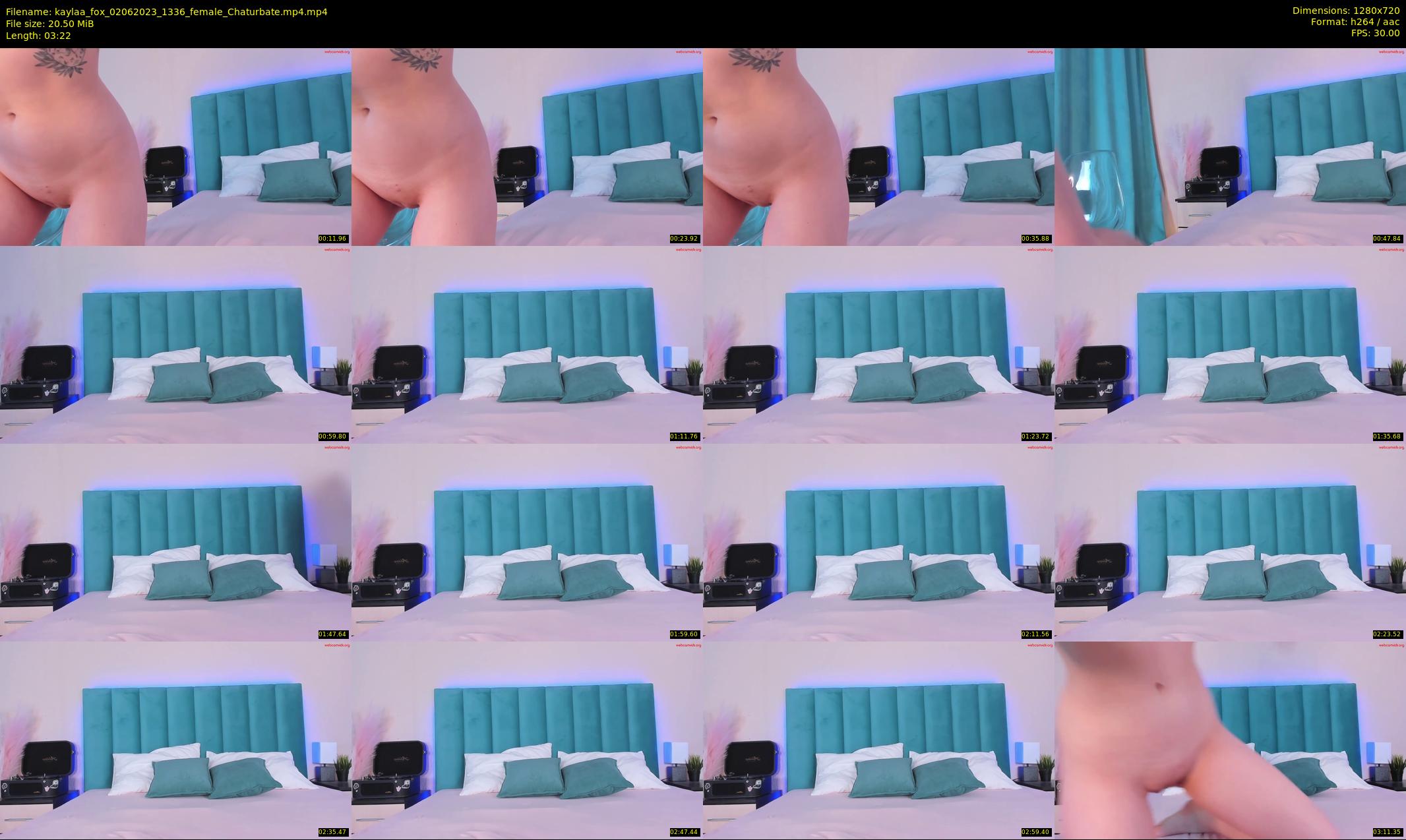 kaylaa_fox — 4 minute Chaturbate female cam show recording, 720p, Jun 2, 2023