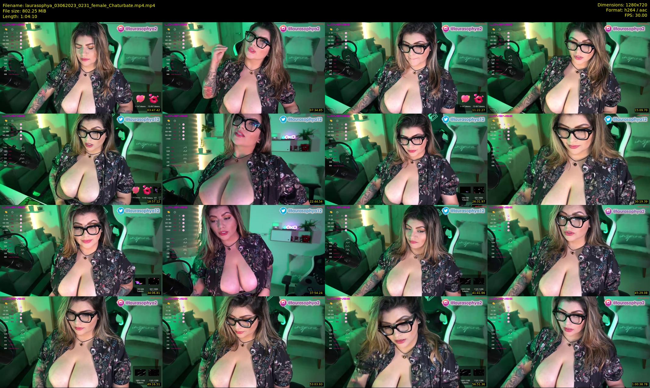 laurasophya — 65 minute Chaturbate female cam show recording, 720p, Jun 3, 2023