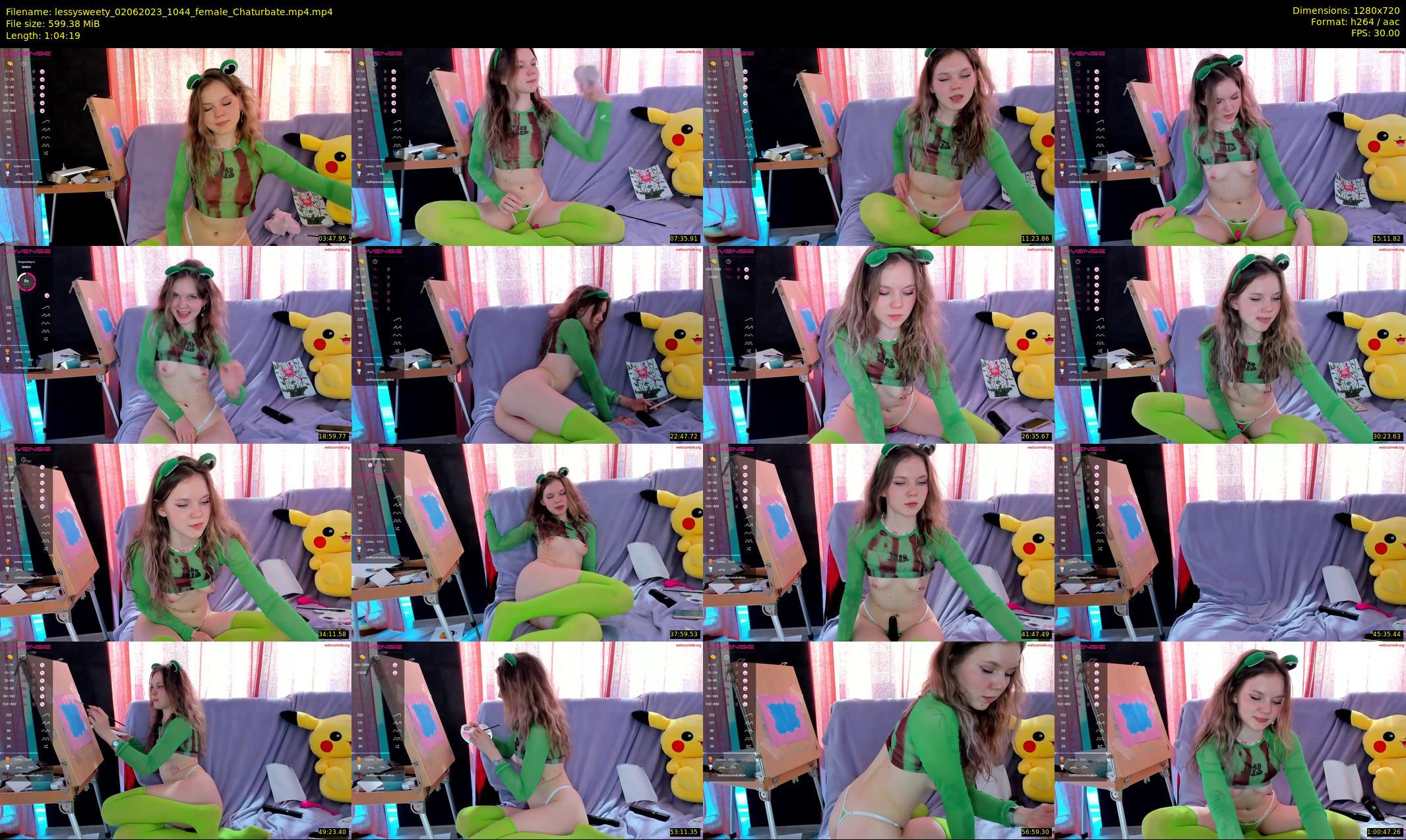 lessysweety — 65 minute Chaturbate female cam show recording, 720p, Jun 2, 2023