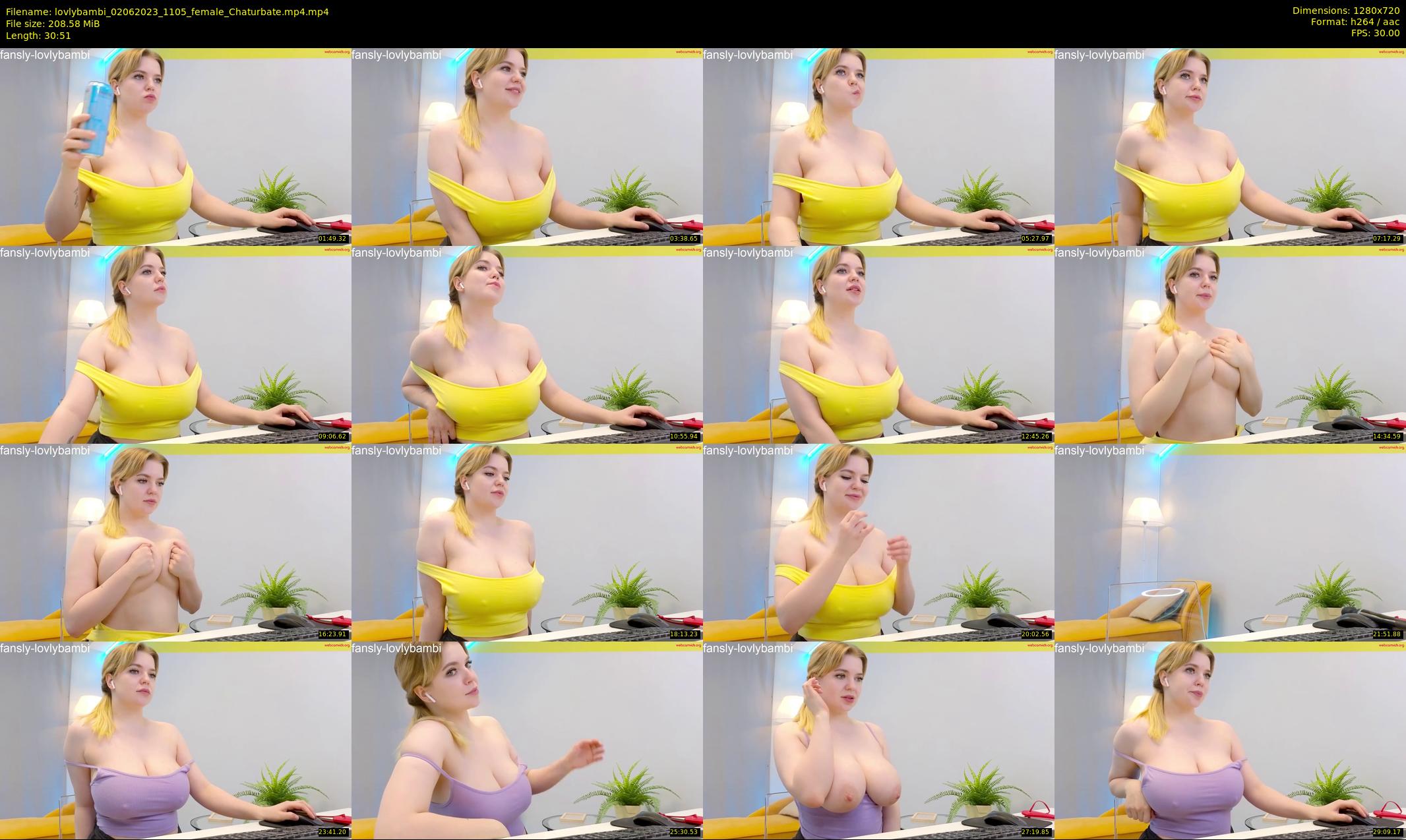 lovlybambi — 31 minute Chaturbate female cam show recording, 720p, Jun 2, 2023