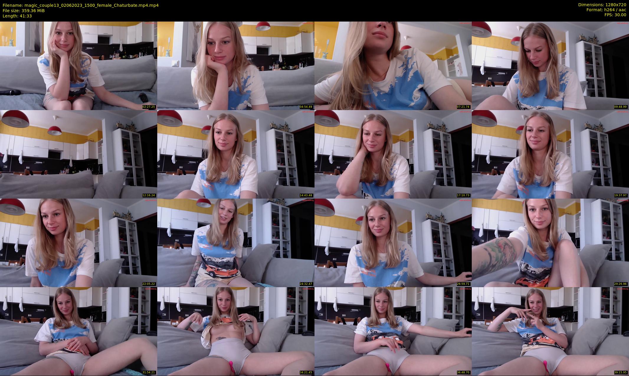 magic_couple13 — 42 minute Chaturbate couple cam show recording, 720p, Jun 2, 2023
