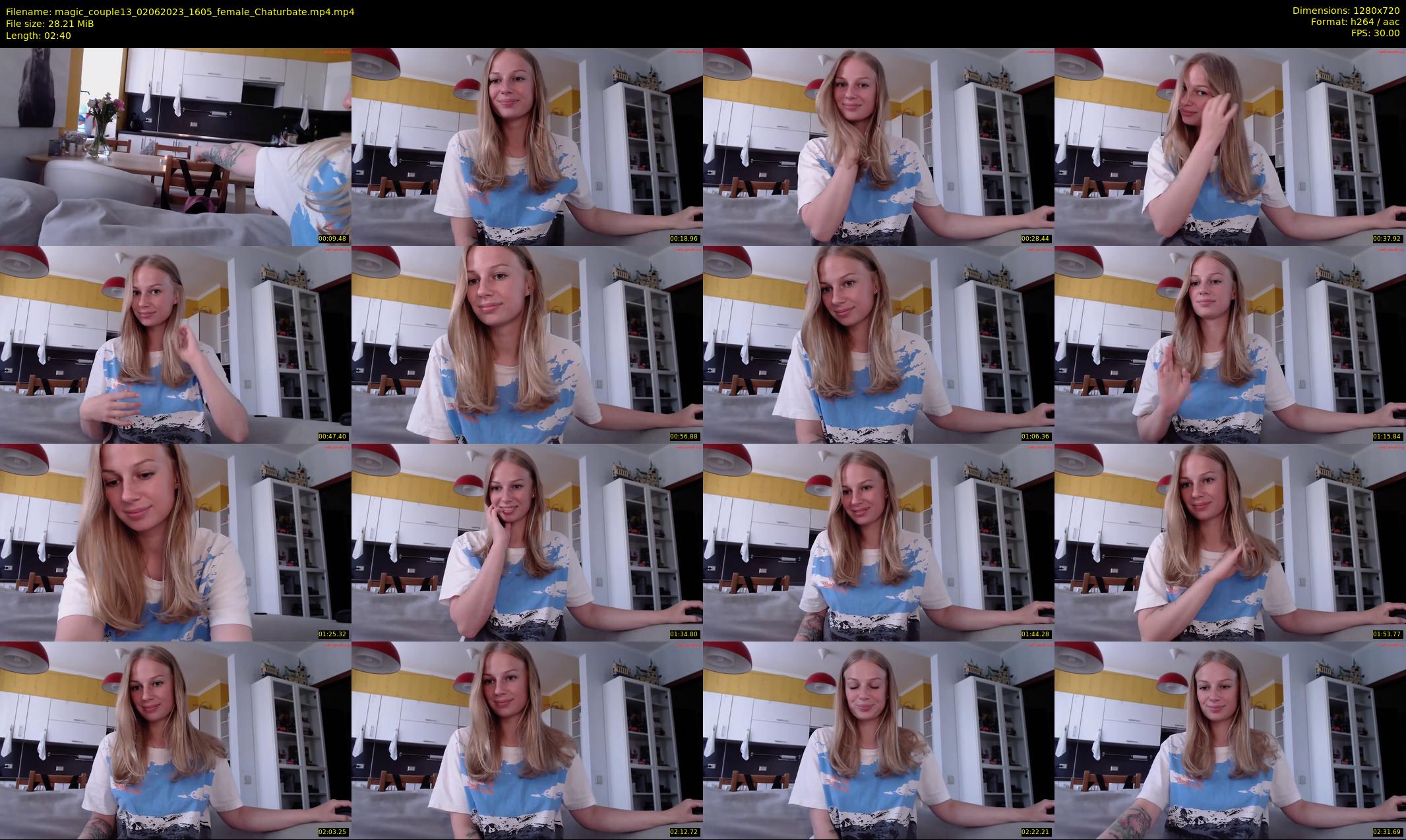 magic_couple13 — 3 minute Chaturbate couple cam show recording, 720p, Jun 2, 2023
